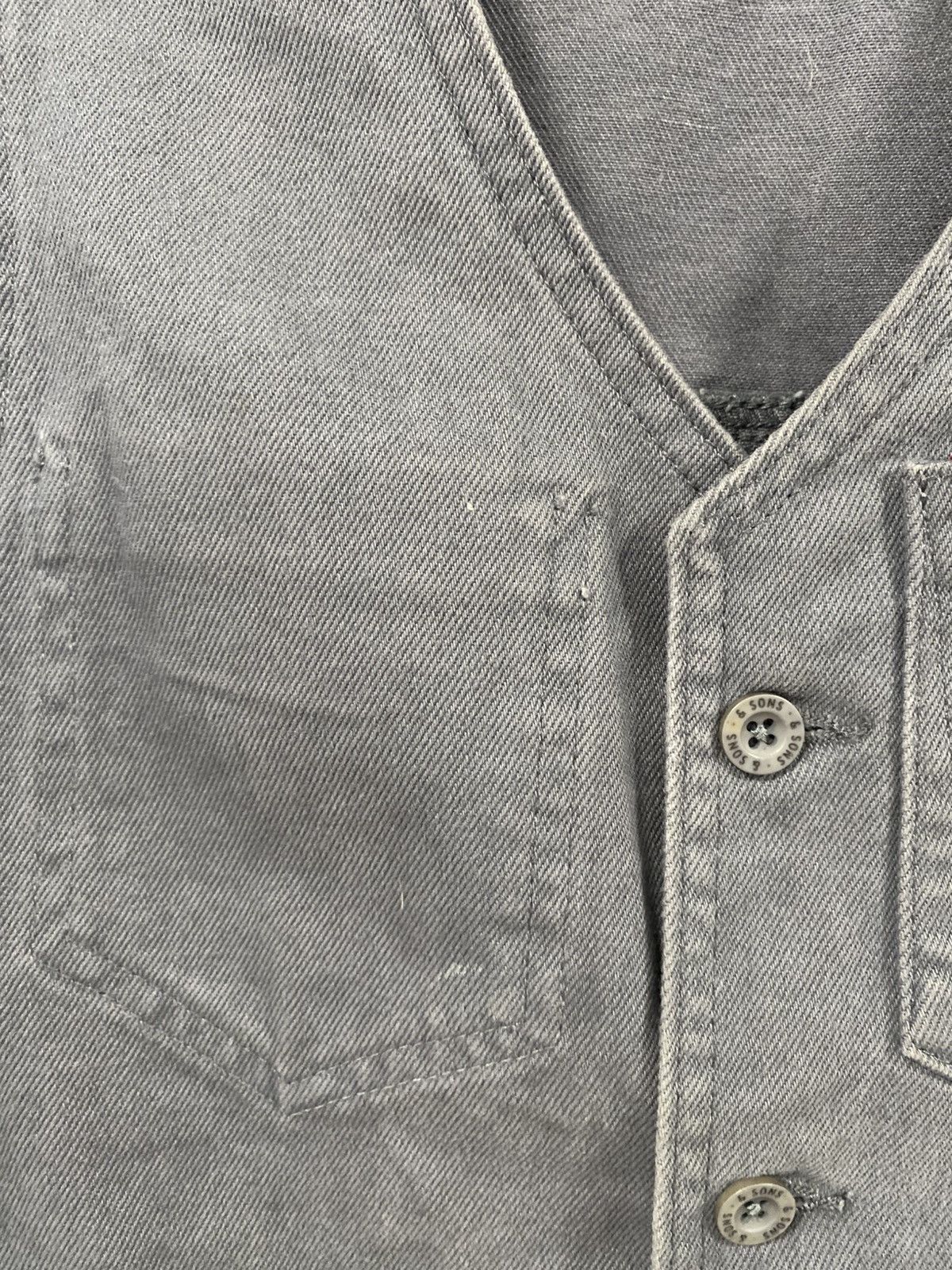 &SONS &Sons rare workwear heritage vest Orslow Visvim Style Size M Size US M / EU 48-50 / 2 - 4 Thumbnail