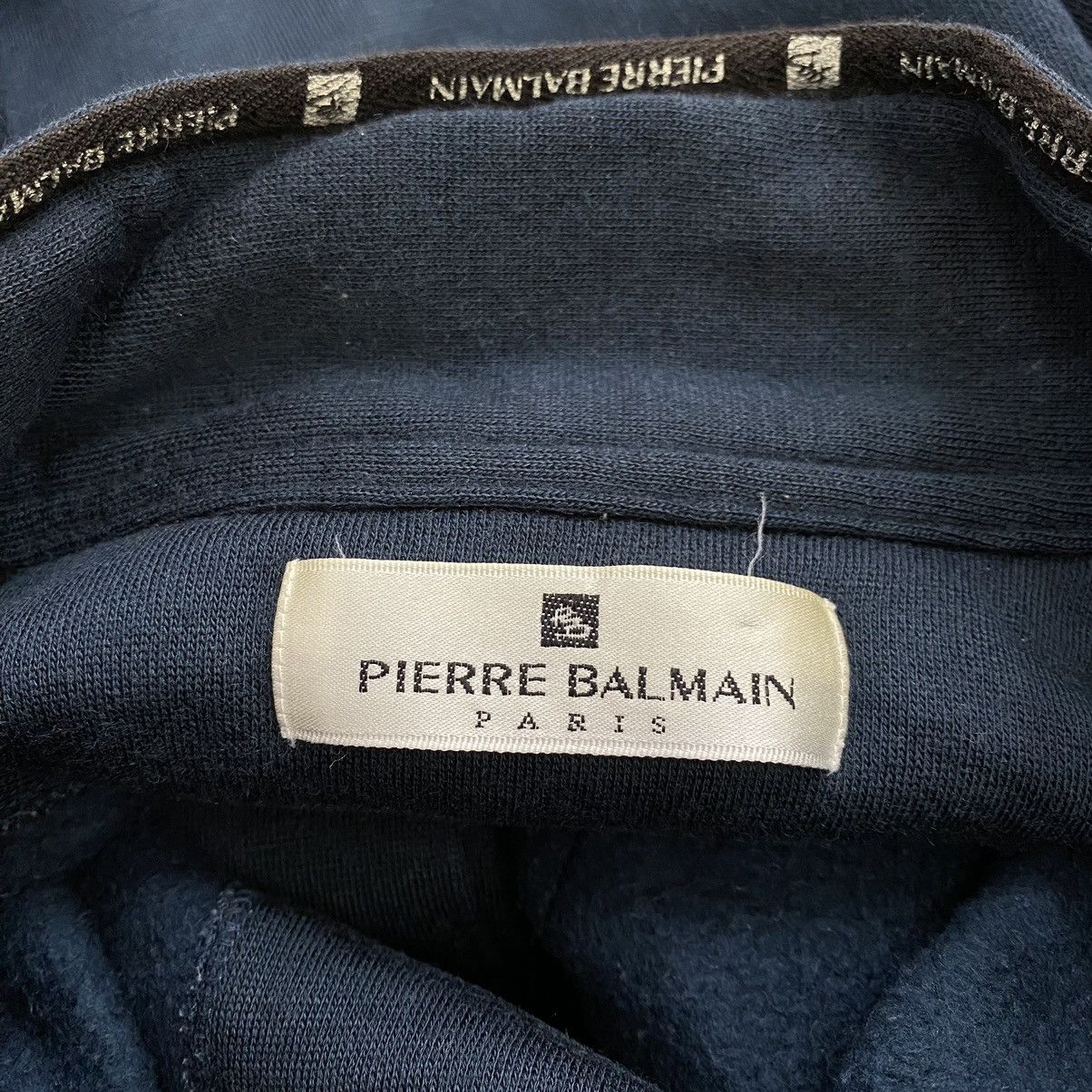 Pierre Balmain × Vintage Vintage PIERRE BALMAIN PARIS Collar Button Up Blue Shirt Size US M / EU 48-50 / 2 - 4 Thumbnail