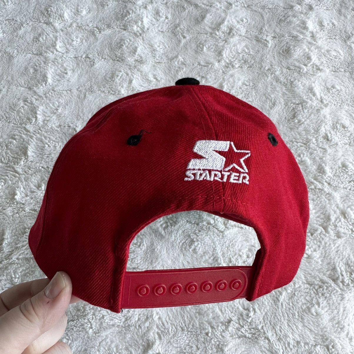 Starter Vintage Chicago Blackhawks Snapback Hat Red Starter Wool NHL Size ONE SIZE - 6 Thumbnail