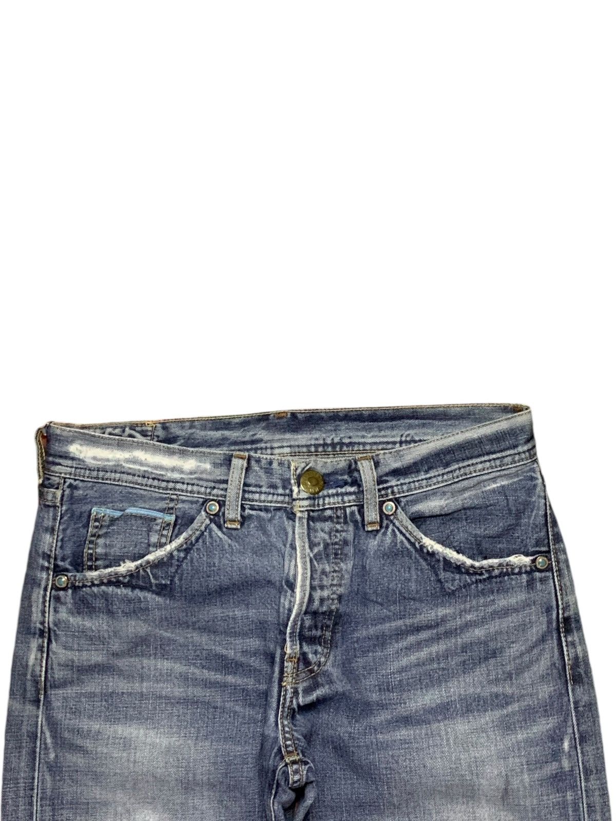 Levi's Vintage 90s Levis 705 Faded Wash Selvedge Loose Jeans Size US 30 / EU 46 - 5 Thumbnail