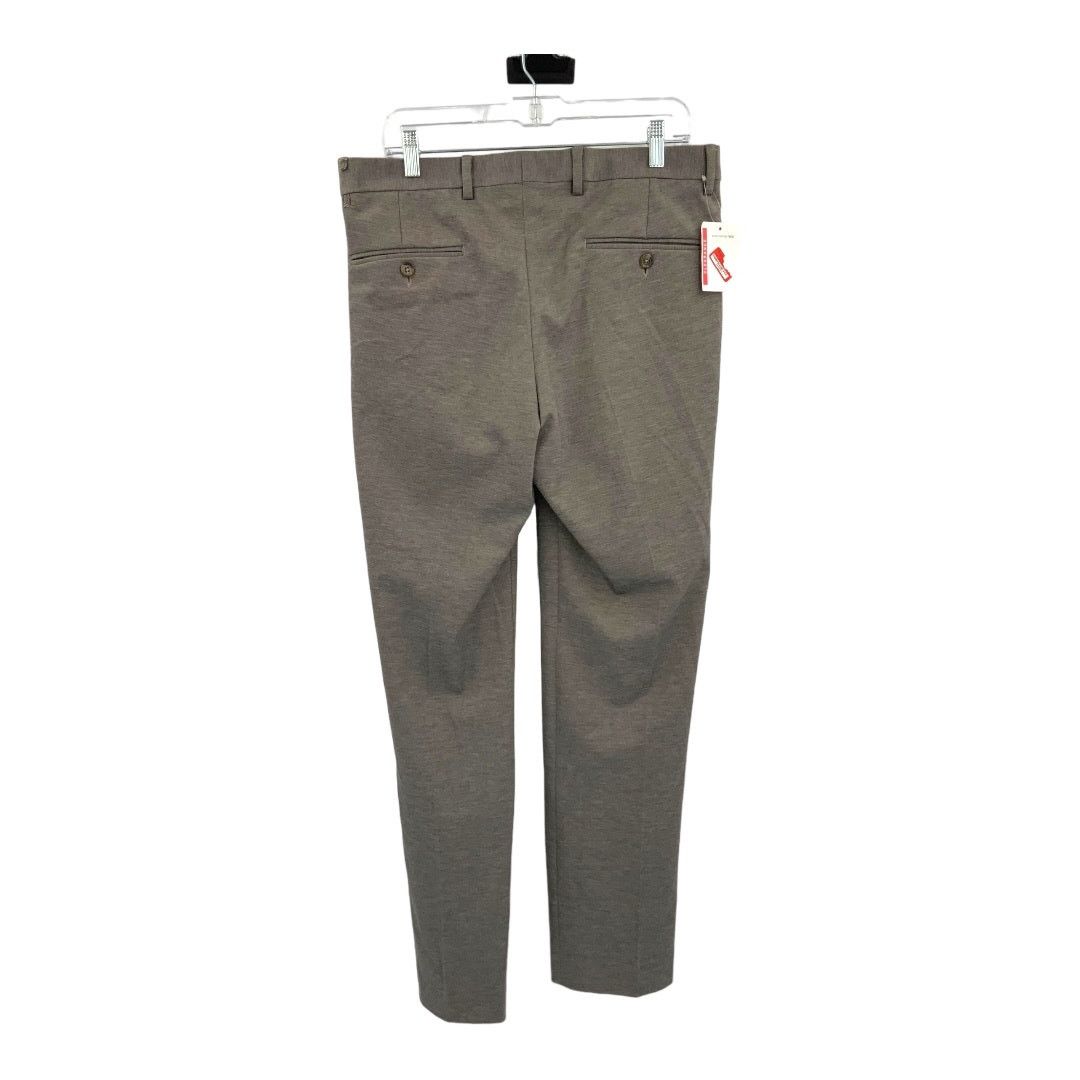 Berle Berle Gray Flat Front Dress Pant Size 34R NWT Size US 34 / EU 50 - 6 Thumbnail