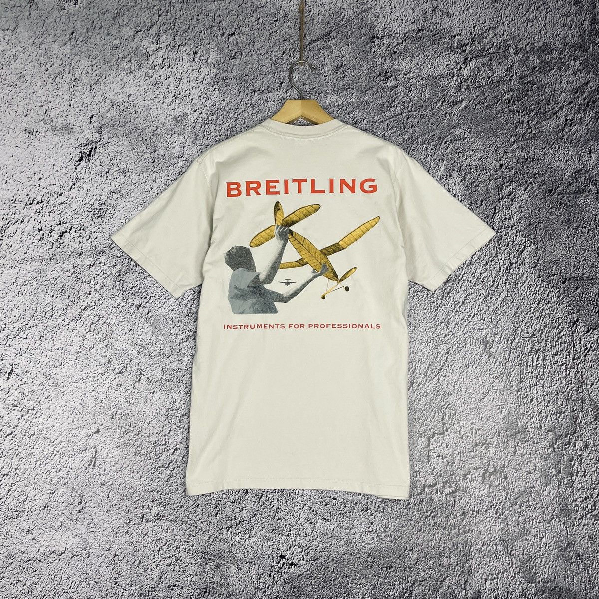 Jerzees × Vintage Vintage Breitling Jerzees 100 Years Of Flight Tee Size US M / EU 48-50 / 2 - 2 Thumbnail