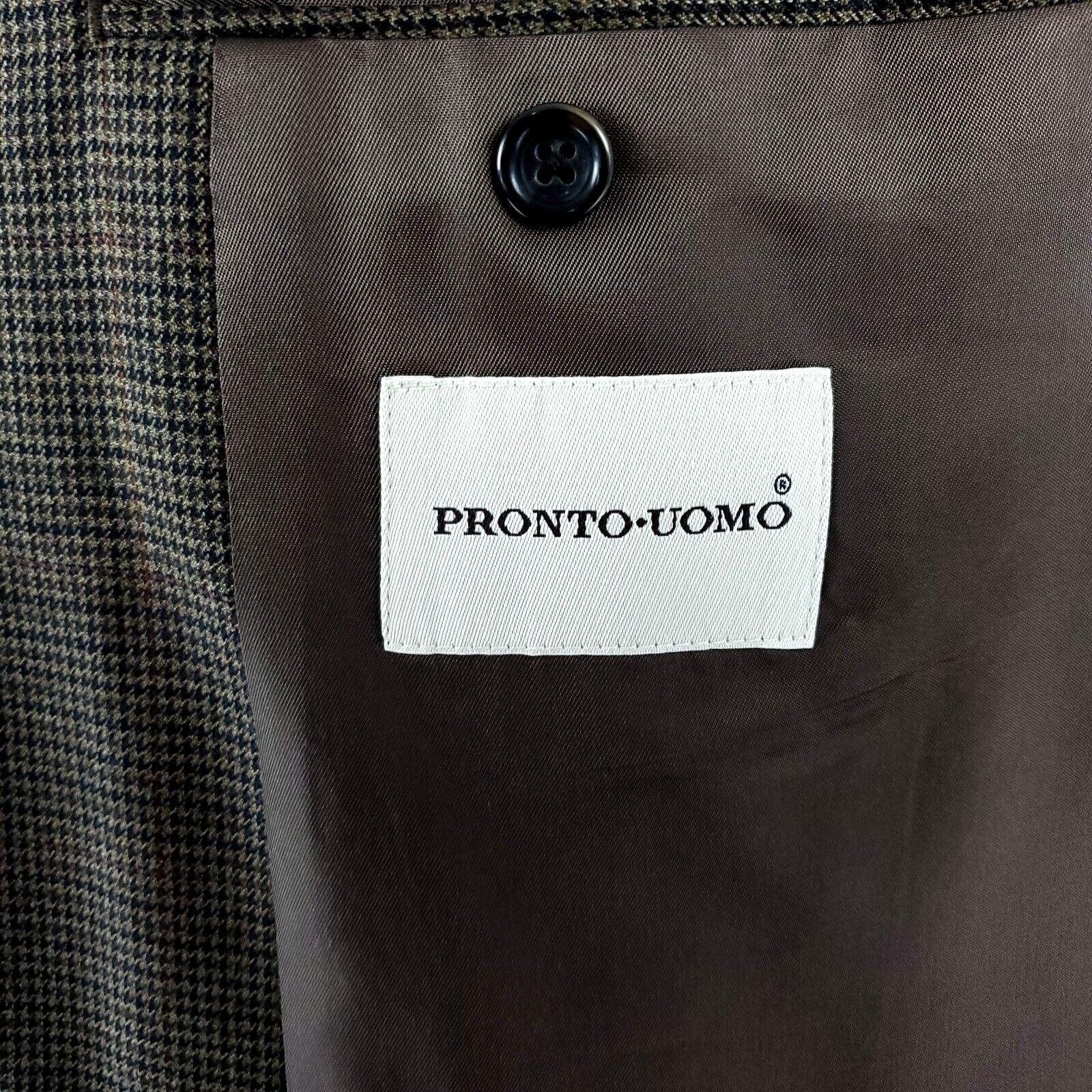 Pronto Uomo Pronto Uomo Wool 2 Button Sport Coat 44L Or Slim Fit 46L Bro Size 44L - 7 Thumbnail