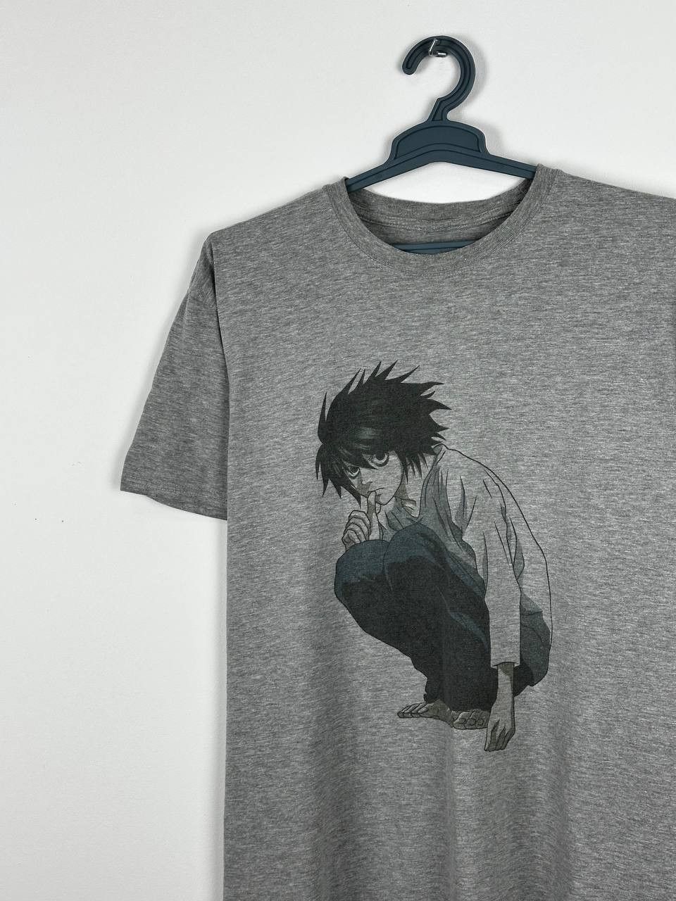 Anime × Japanese Brand × Vintage Vintage Death Note L Grey t-shirt Size US L / EU 52-54 / 3 - 3 Thumbnail