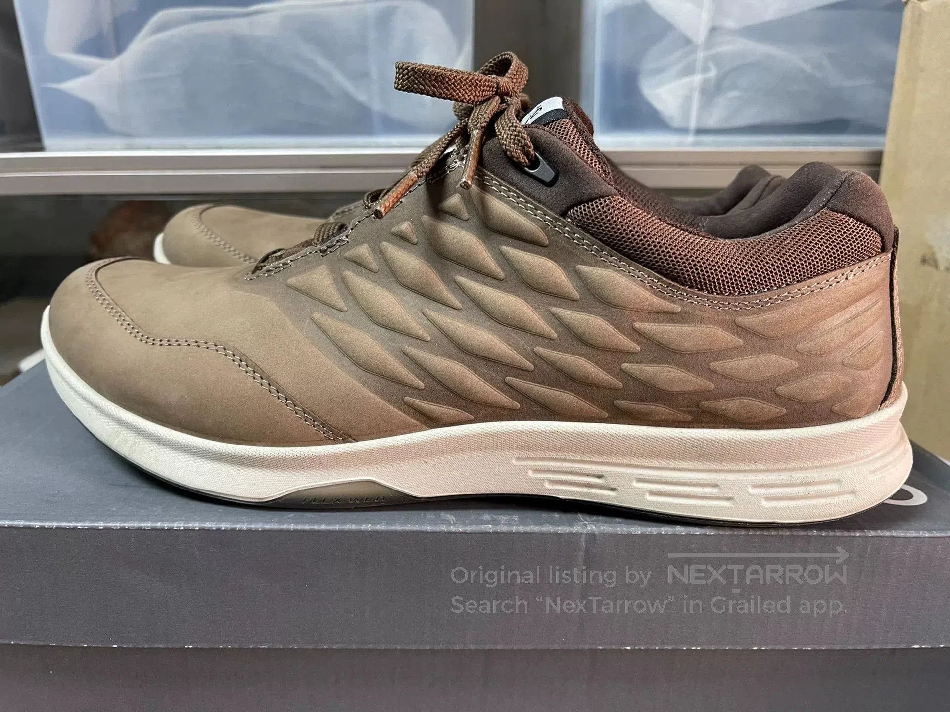 Ecco ECCO Men's Casual Yak Leather Sneakers. Size US 10 / EU 43 - 3 Thumbnail