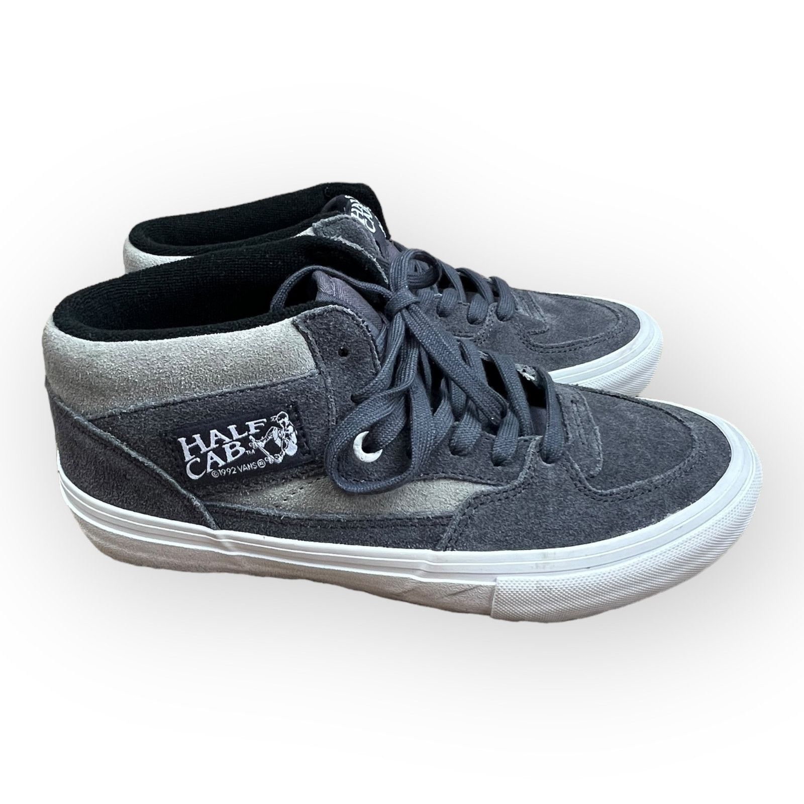 Vans VANS Half Cab Pro Sneakers - Periscope Grey and White Suede Size US 6.5 / EU 39-40 - 12 Thumbnail