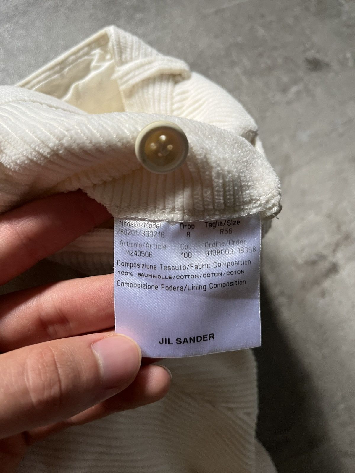 Jil Sander Jil Sander by Raf Simons corduroy suit 00s rare Size US XL / EU 56 / 4 - 24 Thumbnail