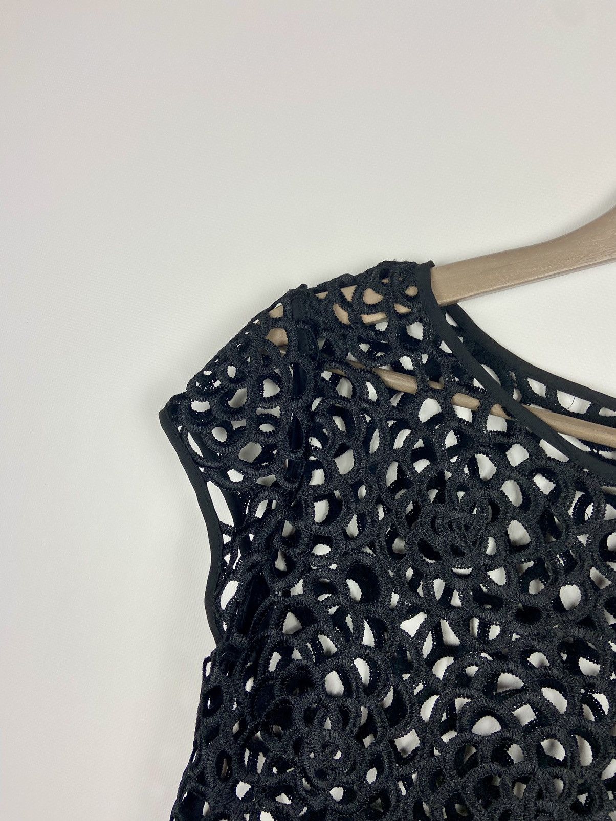 Designer × Moschino × Vintage Vintage Moschino Jeans Transparent Lace Dress Sz US-4/I-38 Size S / US 4 / IT 40 - 4 Thumbnail