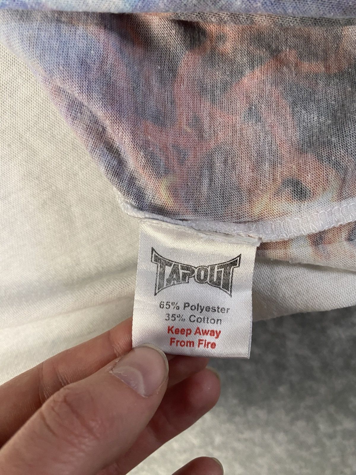 Tapout Vintage Tapout T-Shirt Lightning Flame AOP Size US XL / EU 56 / 4 - 4 Thumbnail