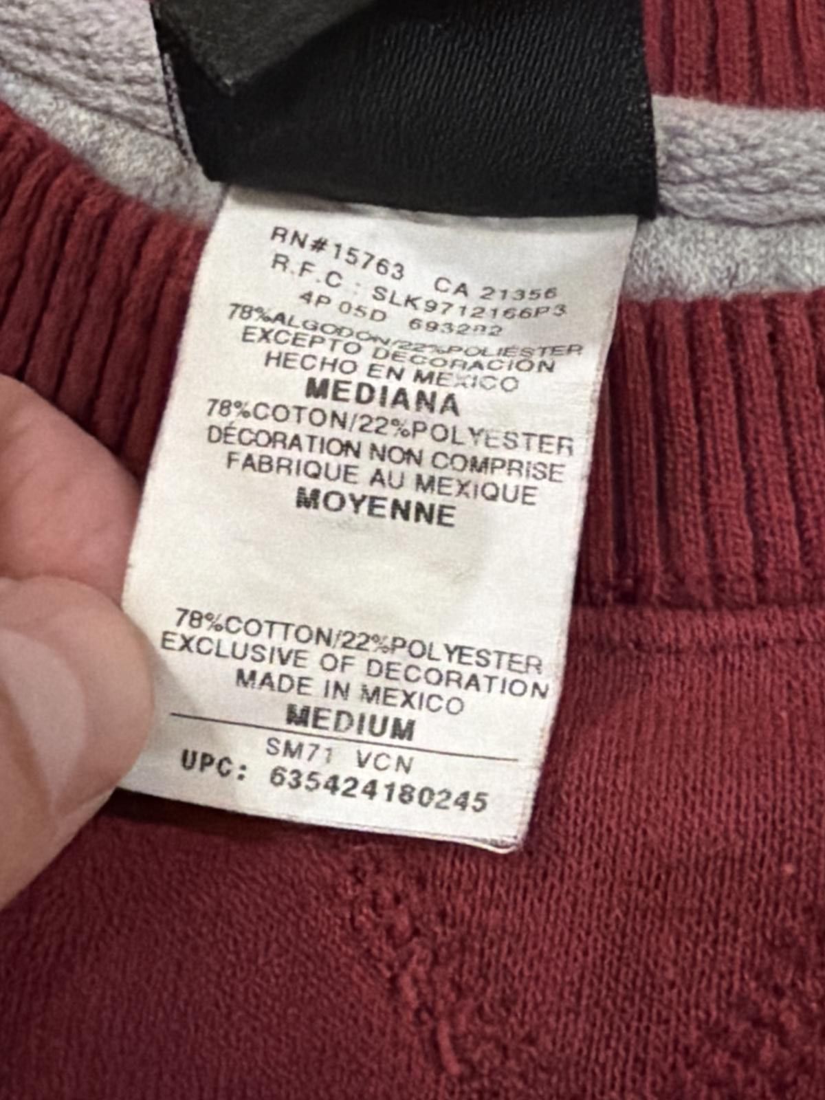 Starter Vintage Y2K Starter Blank Sweater Burgundy Gym Size M Size US M / EU 48-50 / 2 - 3 Thumbnail