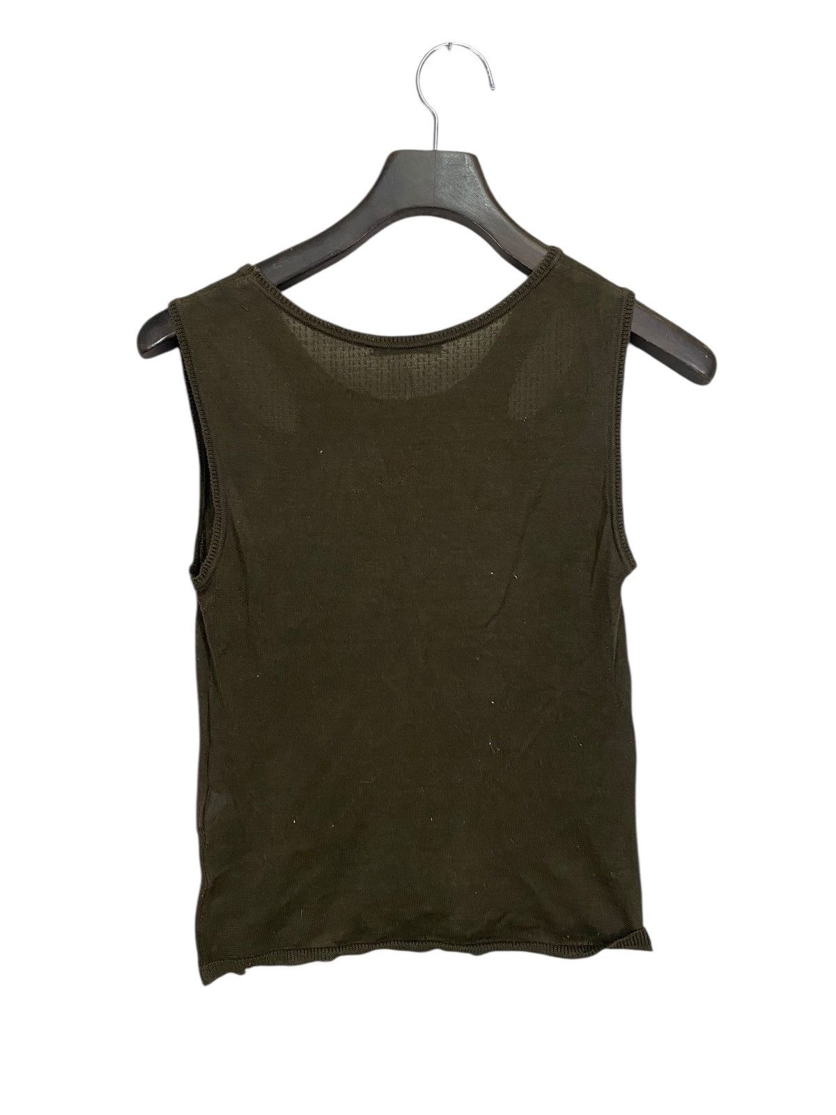 Designer × Issey Miyake Very rare Vintage issey miyake tanktop mesh destroy style Size US S / EU 44-46 / 1 - 5 Thumbnail