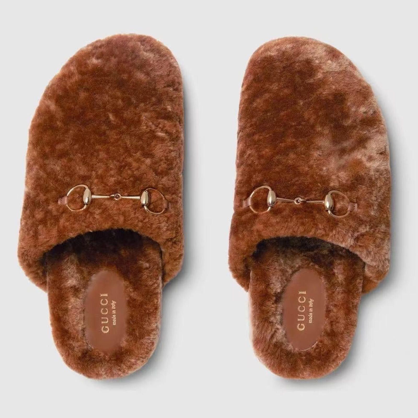 Gucci Gucci Horsebit Wool Mules Size ONE SIZE - 2 Thumbnail