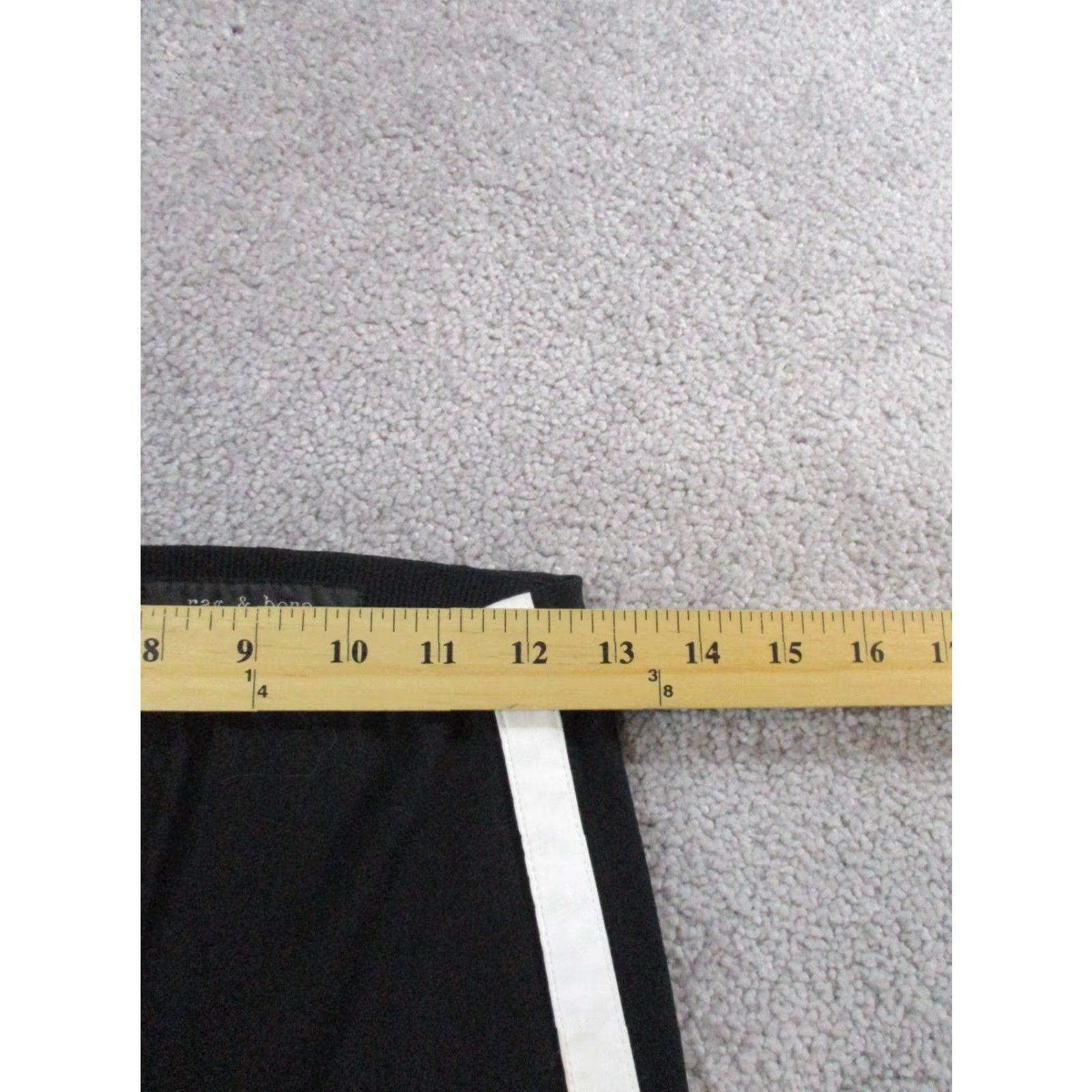Rag & Bone rag & bone Dress Pants Womens 4 Black Side Stripe Skinny Dress Pants Womens 4 Black Skinny Rag & Bone Size 27" / US 4 / IT 40 - 6 Thumbnail