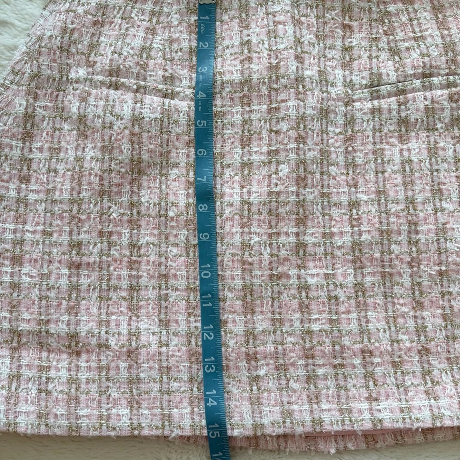 Other NWT!!! RUMORED women tweed pink skirt size M Size 28" / US 6 / IT 42 - 6 Thumbnail
