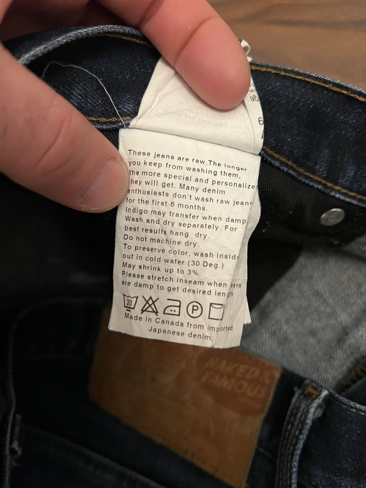 Naked & Famous Naked & Famous OTR Nightshade Stretch Selvedge Jeans Size US 38 / EU 54 - 12 Thumbnail