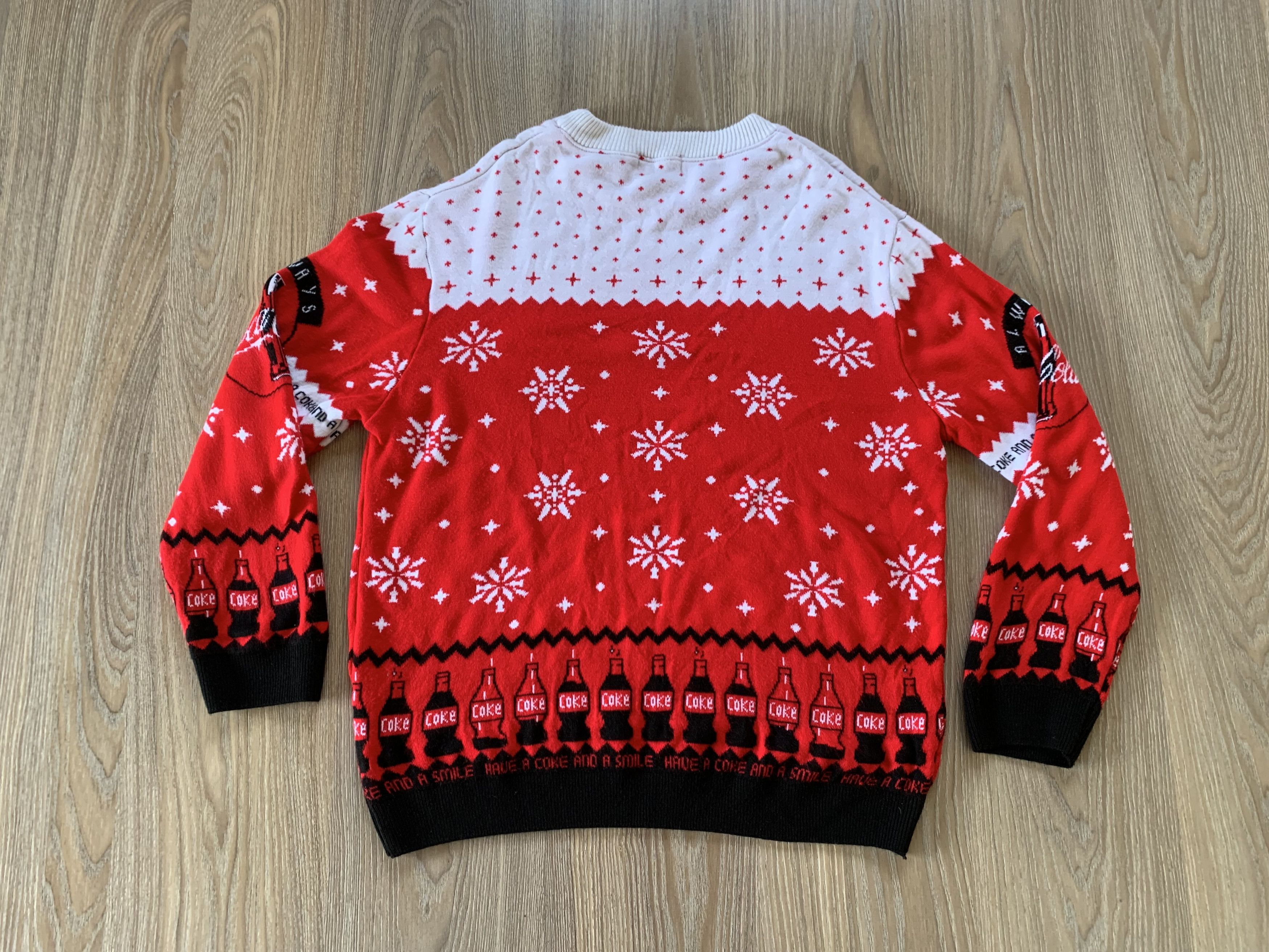 Coca Cola × Vintage Coca Cola Vintage Winter Sweater Size US L / EU 52-54 / 3 - 3 Thumbnail