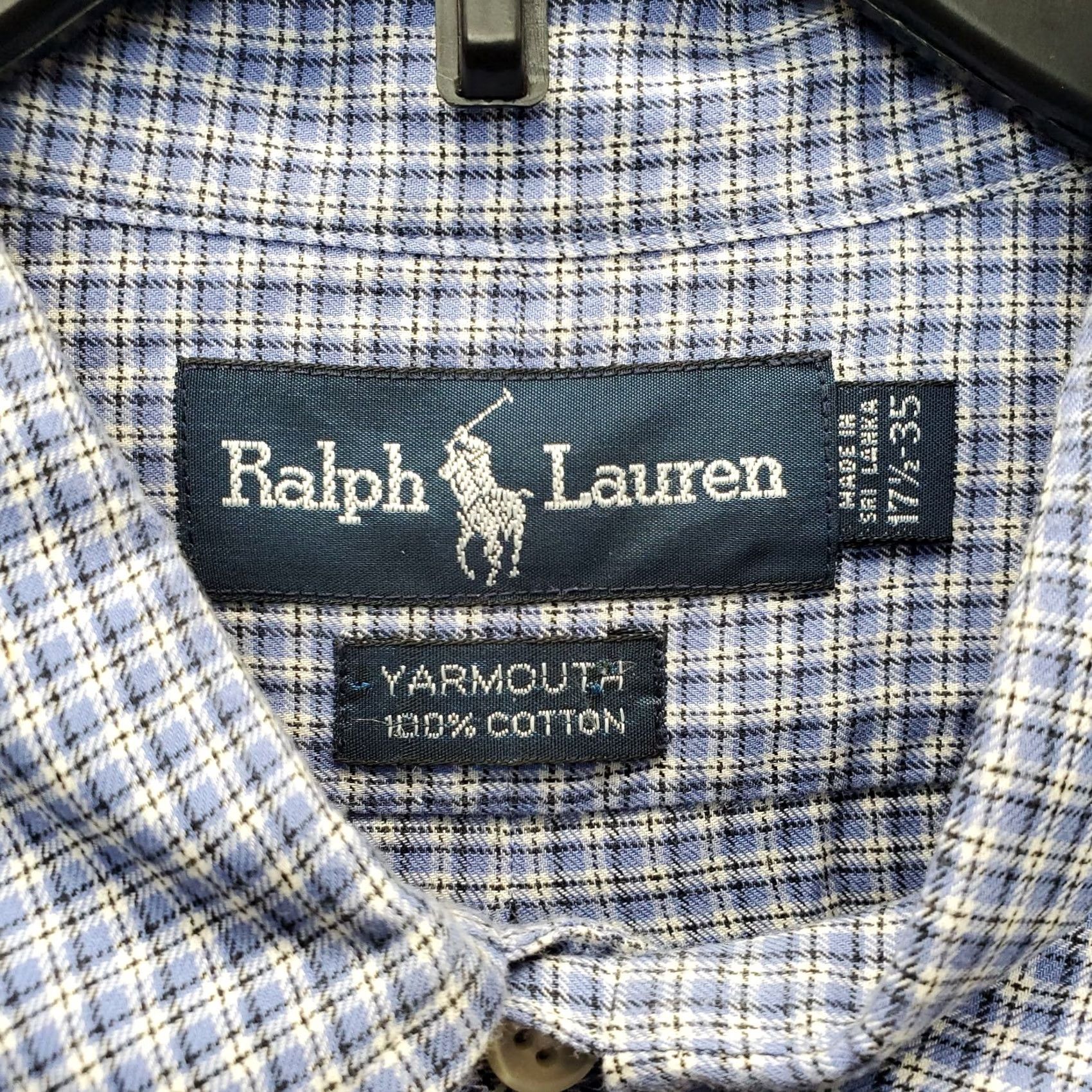 Ralph Lauren Ralph Lauren Dress Shirt Mens 17.5 Multi Plaid Yarmouth Pony Logo Button Down Shirt Mens Size 17.5 Multicolor Plaid Size 48R - 5 Thumbnail