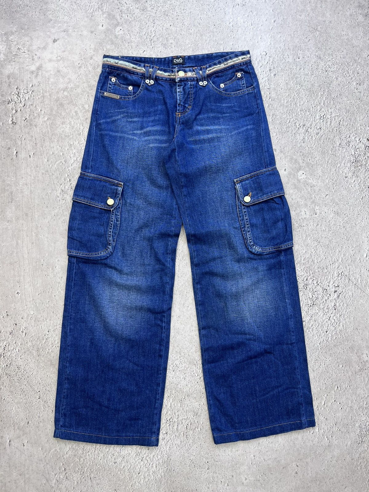 Dolce & Gabbana × Vintage Vintage Dolce & Gabanna Luxury Blue Women's Cool Jeans Size 27" / US 4 / IT 40 - 1 Thumbnail