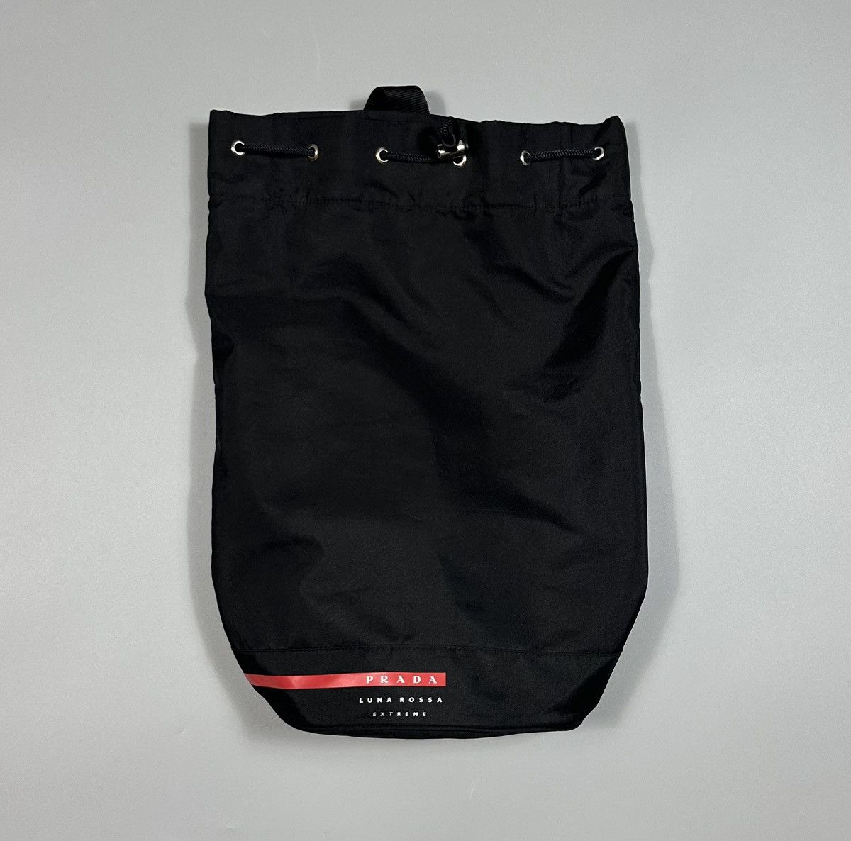 Prada Prada Luna Rossa Crossbody Drawstring Backpack Sling Bag Size ONE SIZE - 4 Thumbnail