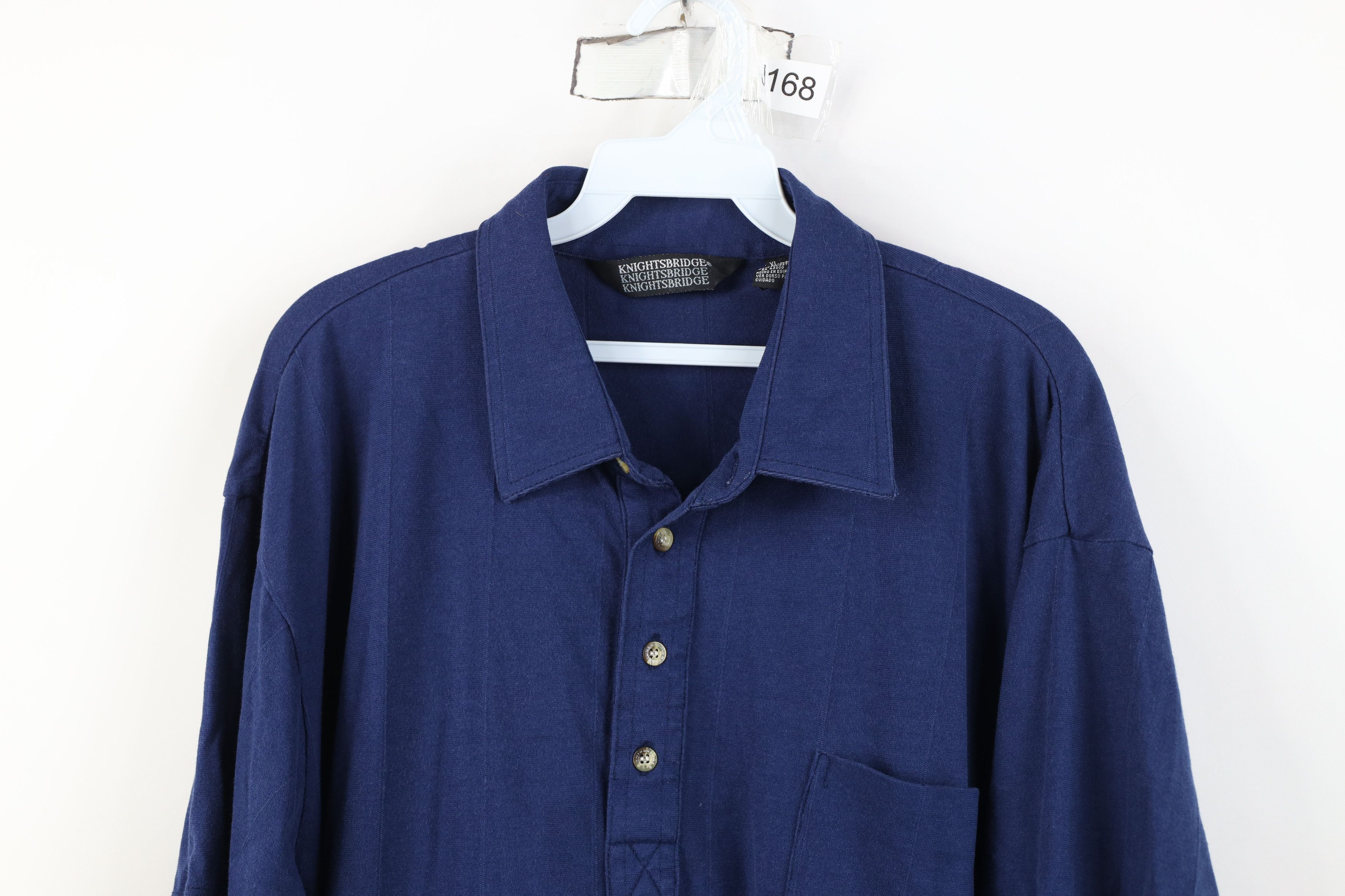 Vintage Vintage 90s Streetwear Striped Knit Collared Golf Polo Shirt Size US XL / EU 56 / 4 - 2 Thumbnail