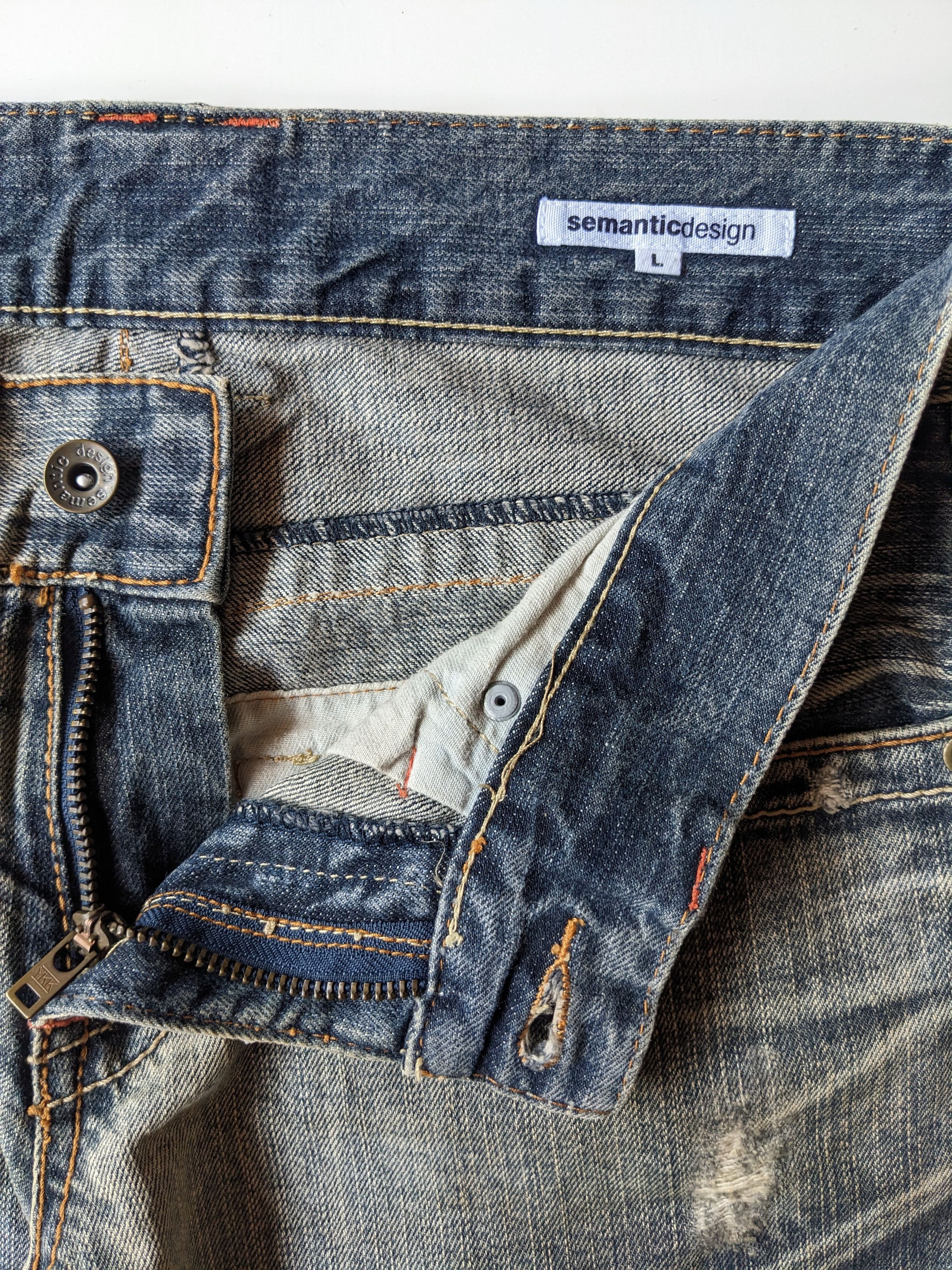 Semantic Design Python flare jeans