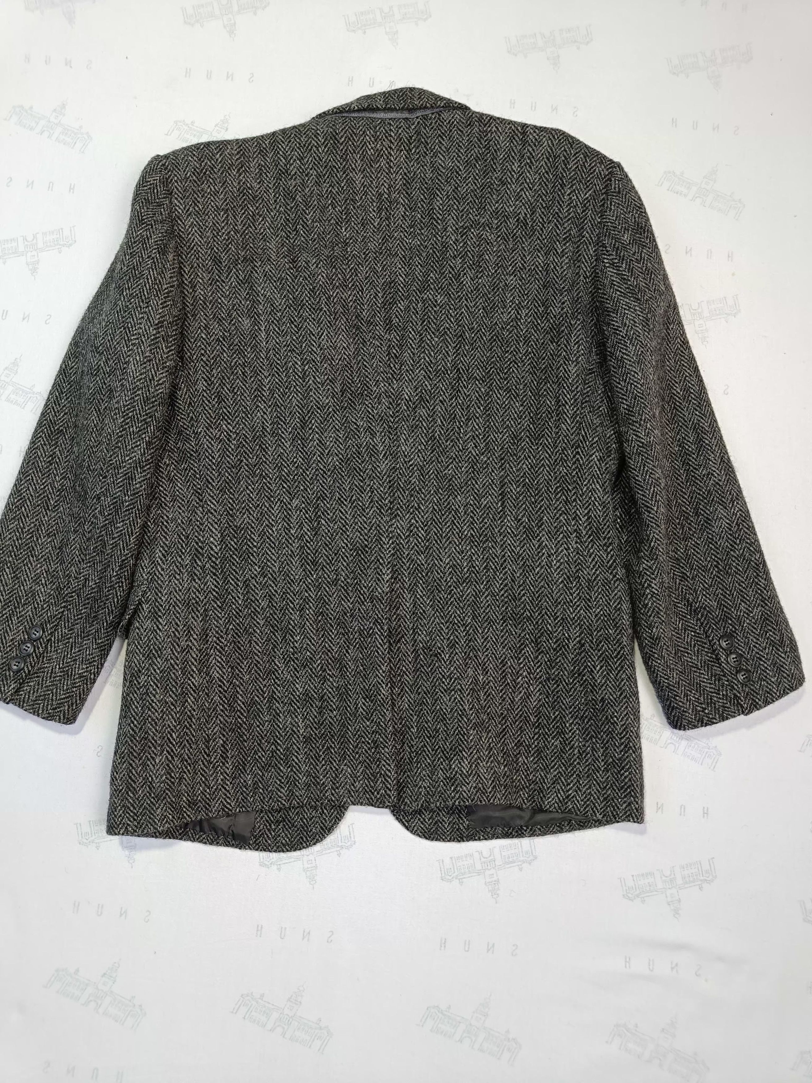 Harris Tweed Beautiful Harris Tweed Hand Woven Men's Wool Blazer Size 38L - 10 Thumbnail