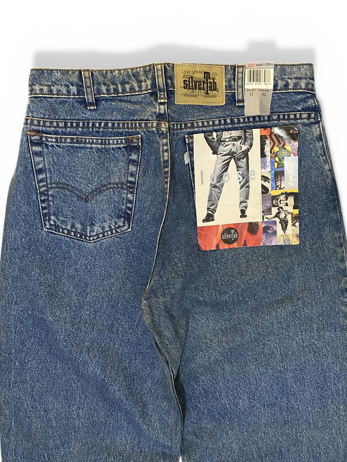 Levi's Vintage 90’s Dead Stock Baggy Levis Silvertab Loose Wide Leg Size US 33 - 3 Thumbnail