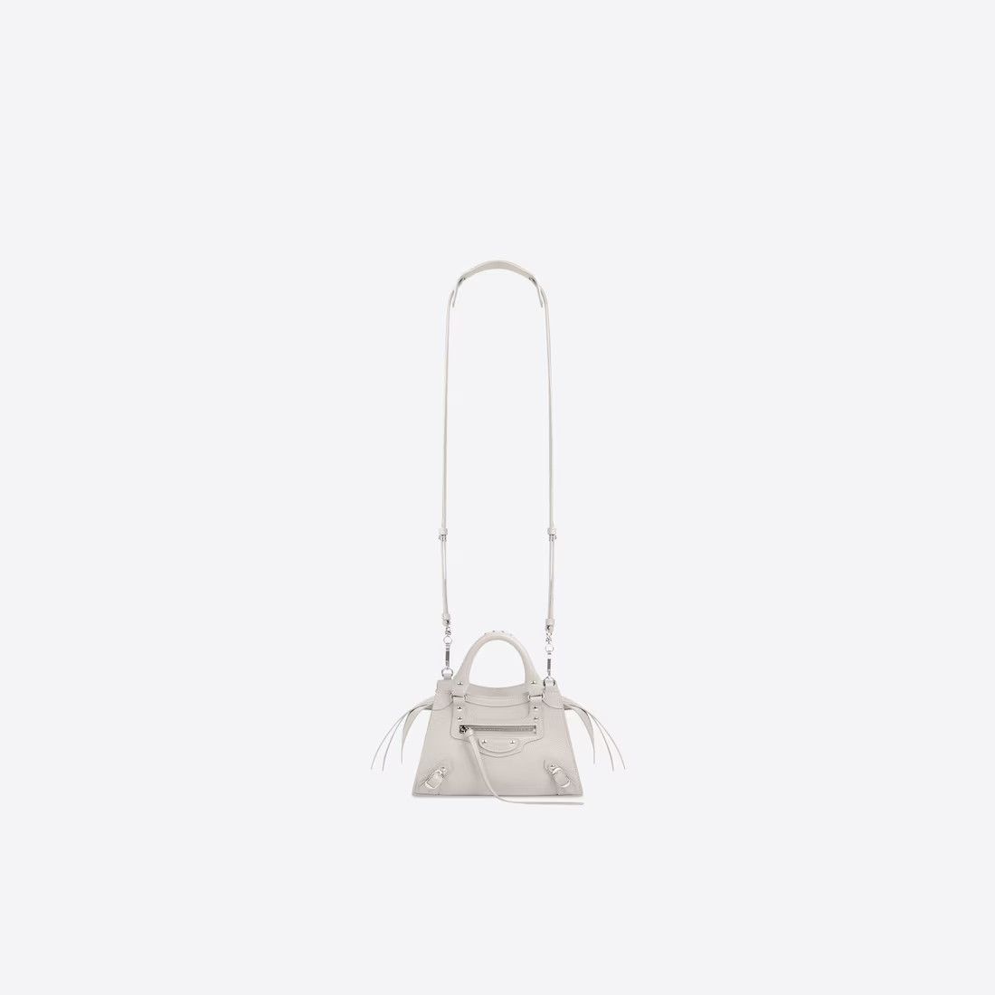 Balenciaga o1srvl11e1224 Size: OS / Neo Classic Mini Handbag Light Grey Size ONE SIZE - 3 Thumbnail