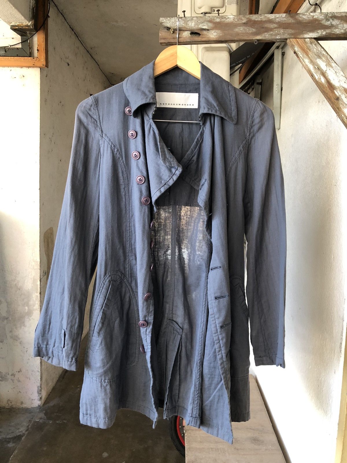Issey Miyake Nice❗️Sunao Kuwahara by Issey Miyake Faded Sun Light Jackets Size M / US 6-8 / IT 42-44 - 15 Thumbnail