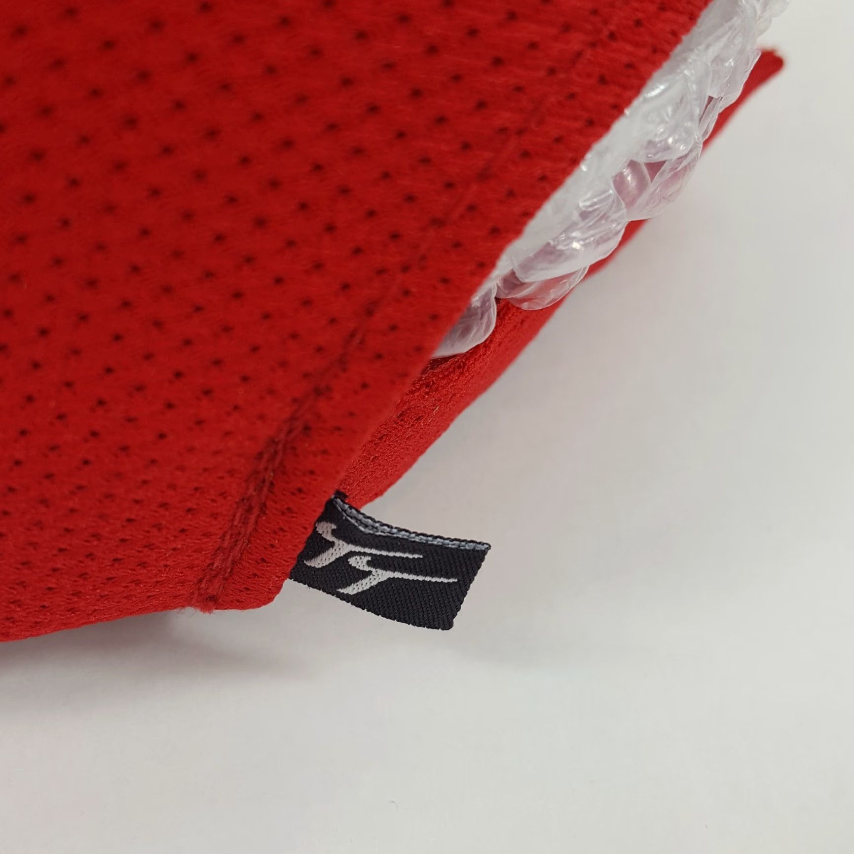 Vintage VINTAGE Town Talk Baseball Cap Hat - Red - One Size - Adjustable - 90s Music Band Theme - Mens Size ONE SIZE - 5 Thumbnail