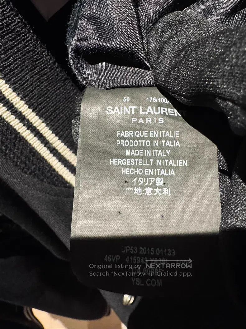 Saint Laurent Paris Saint Laurent Paris Studded Baseball Jacket Size US M / EU 48-50 / 2 - 4 Thumbnail