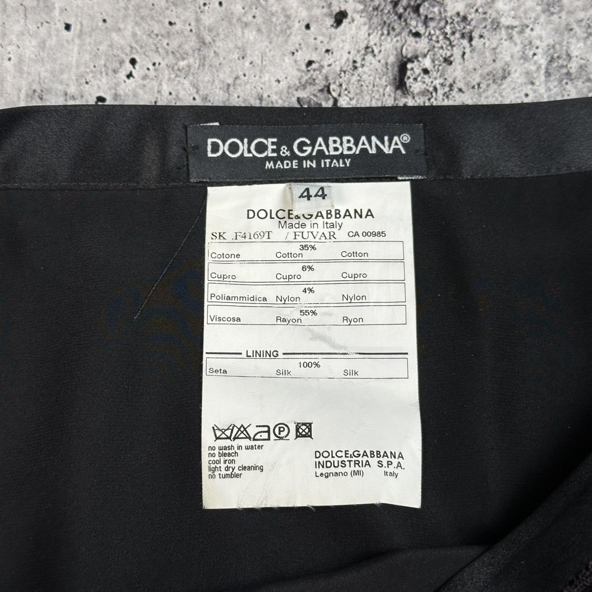 Dolce & Gabbana Dolce Gabbana Velvet Mid-length Skirt Dark Purple Size 30" / US 8 / IT 44 - 7 Thumbnail
