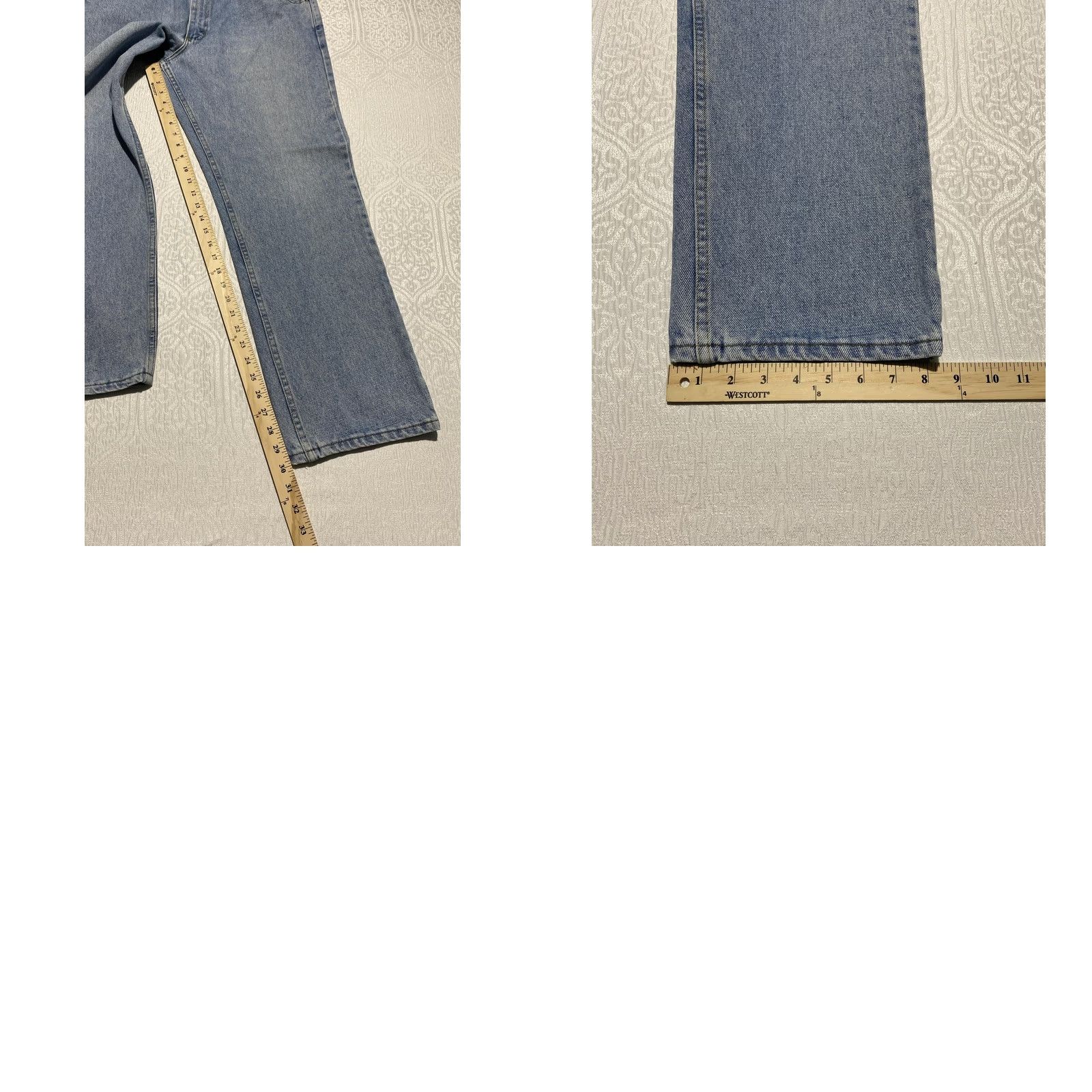 Lee Lee Jeans Mens Regular Fit Straight Leg Denim Casual Pants 36x30 Blue 5-Pocket Logo Classic Slim? (Correction: keep accurate) Size US 36 / EU 52 - 8 Thumbnail