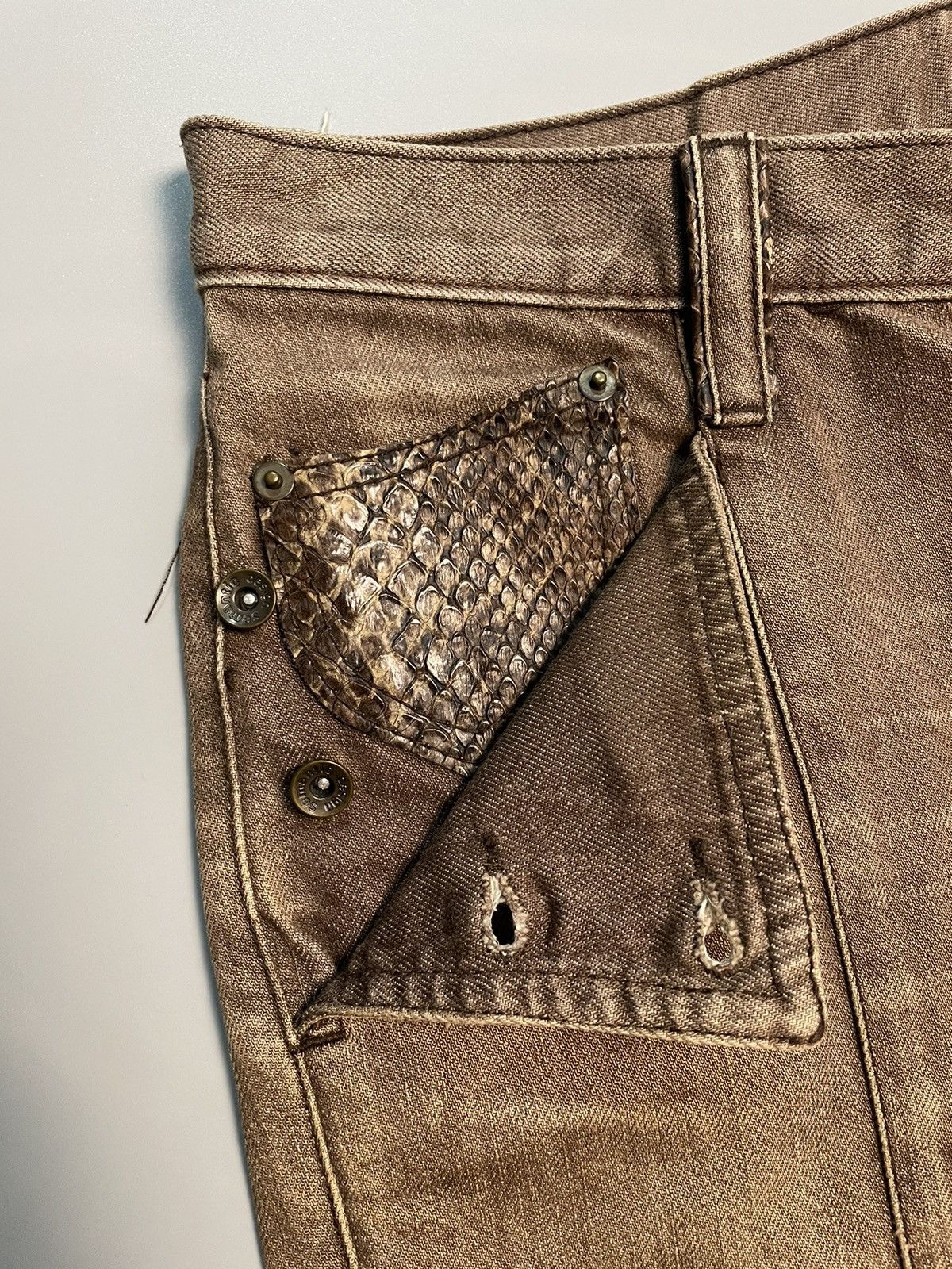 If Six Was Nine Snake Skin Semantic Design Denim Size US 32 / EU 48 - 3 Thumbnail