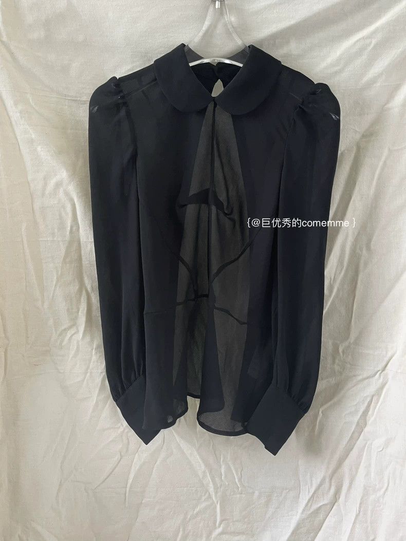 Comme des Garcons Comme Des Garcons Junya Watanabe Black yuanbao Collar Bubb Size XS / US 0-2 / IT 36-38 - 1 Thumbnail