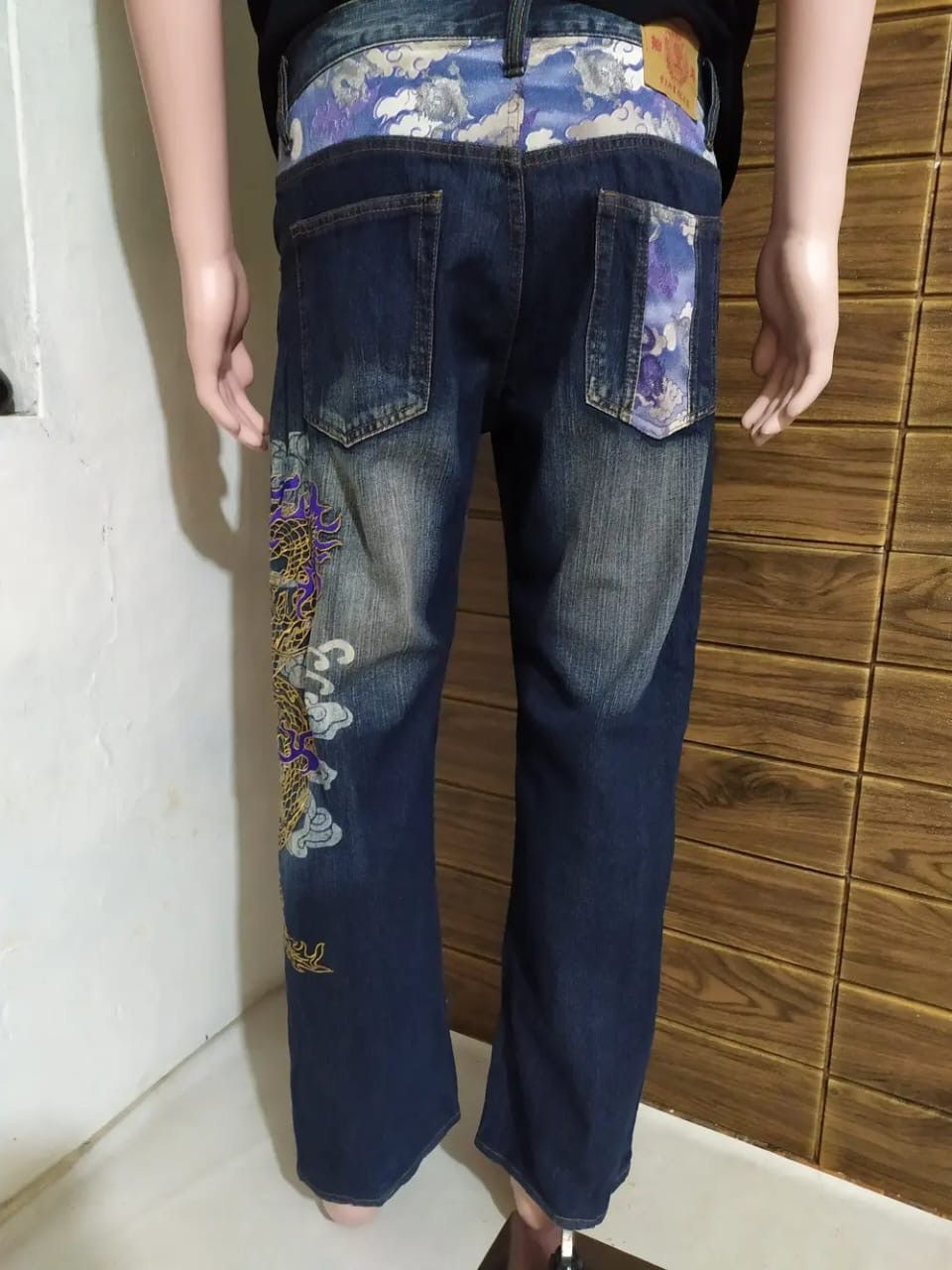 Japanese Brand Japanese Embroidery Dragon Denim Size US 30 / EU 46 - 13 Thumbnail