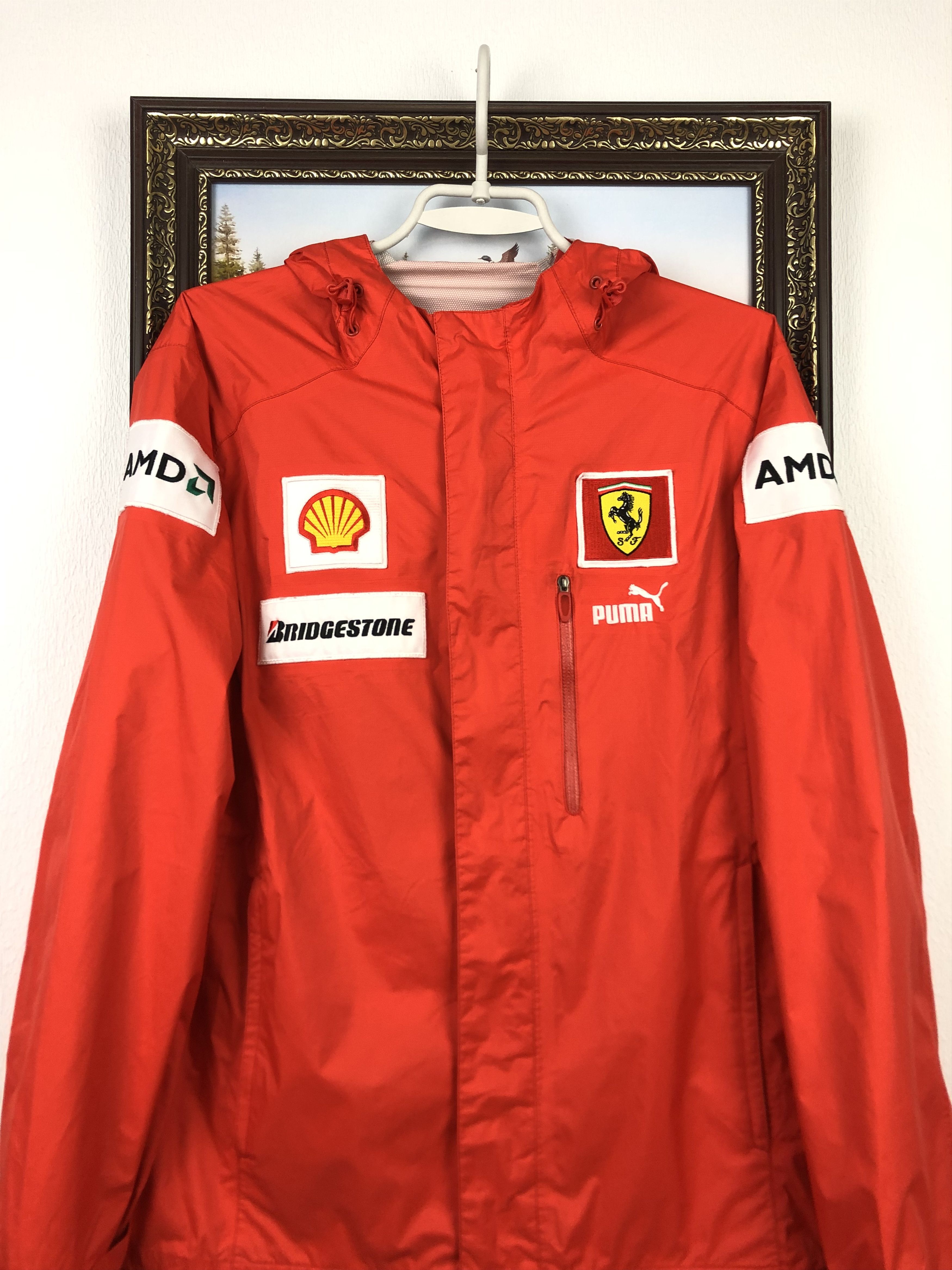 Ferrari × Puma Vintage Ferrari Puma Racing Jacket Track Top Windbreaker Size US S / EU 44-46 / 1 - 2 Thumbnail