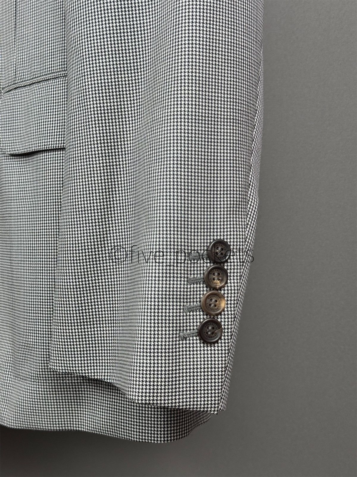 Brunello Cucinelli NEW Brunello Cucinelli Houndstooth Mens Sport Coat Blazer Size 44R - 4 Thumbnail