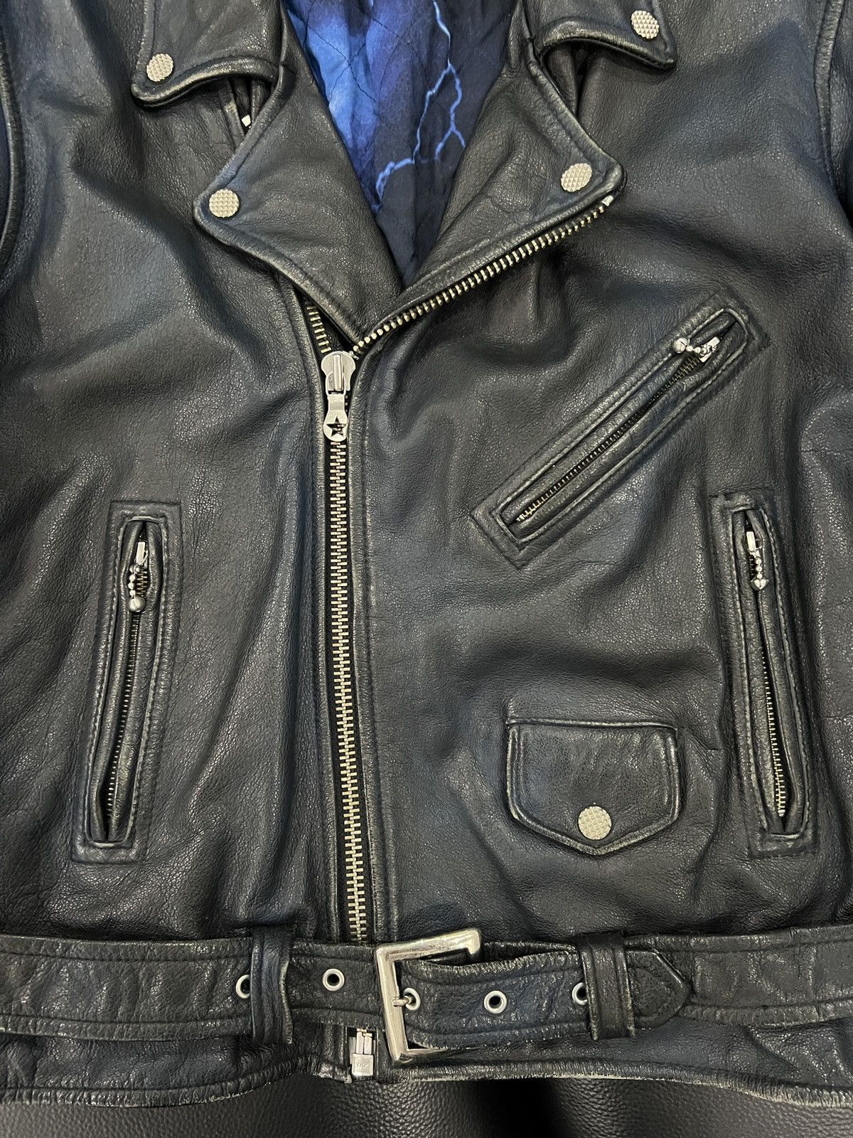 PHENOMENON Phenomenon AW11 Lightning Lining Rider Jacket Size US XXS / EU 40 - 5 Thumbnail