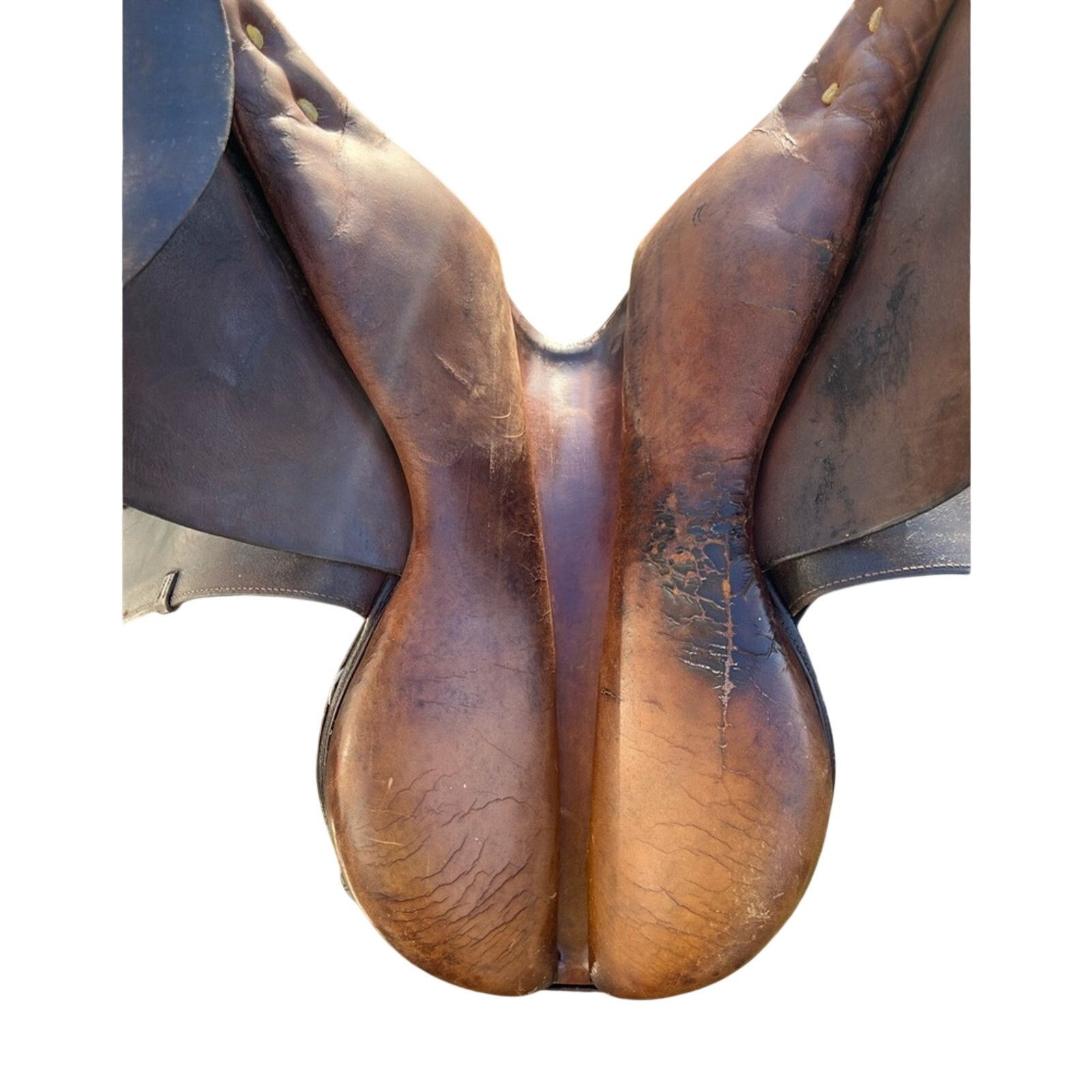 Other 16.5" Crosby Olympic Works English Hunter/Jumper Saddle 90’s Size ONE SIZE - 12 Thumbnail