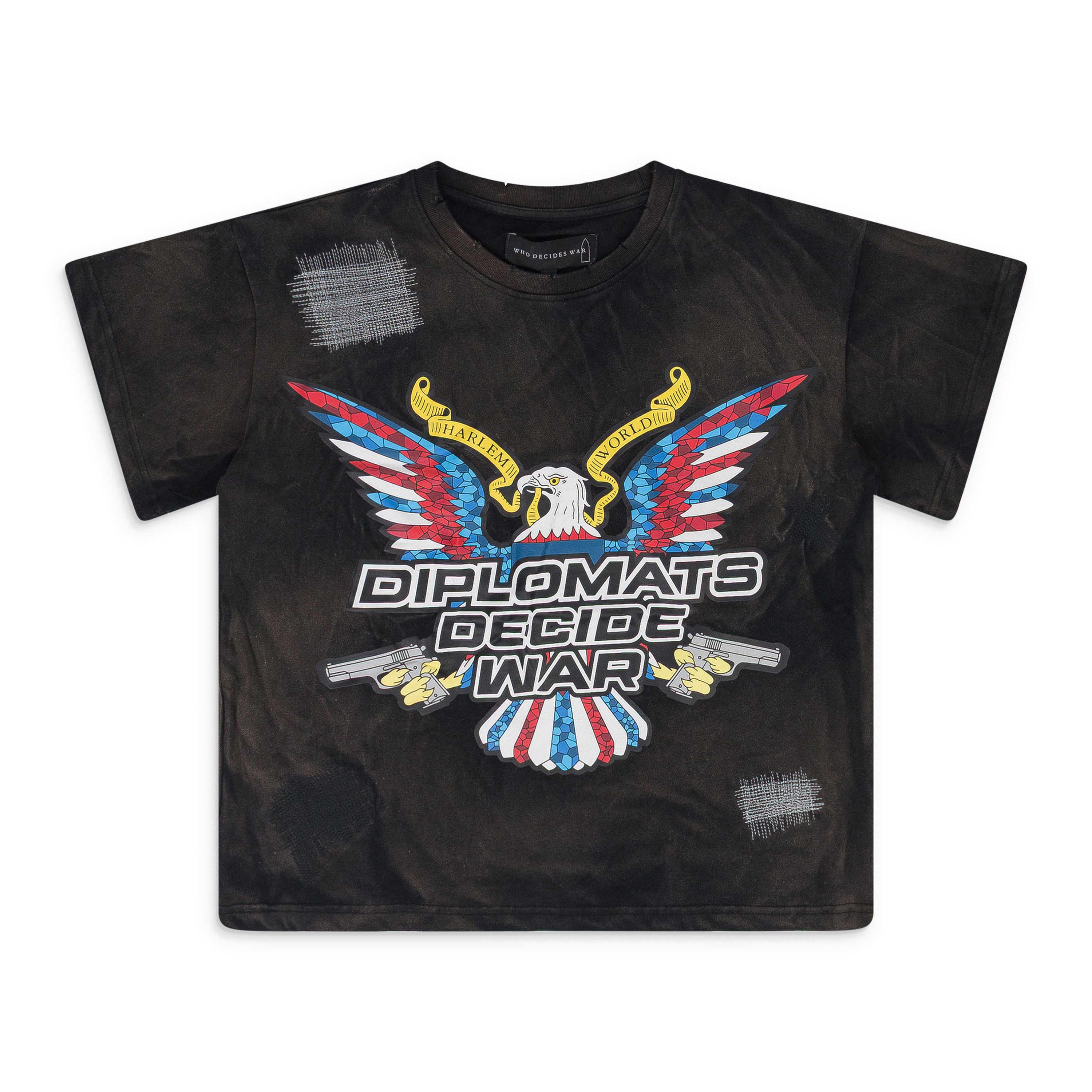 Who Decides War RUST DIPLOMATS DECIDE T-SHIRT SIZE S