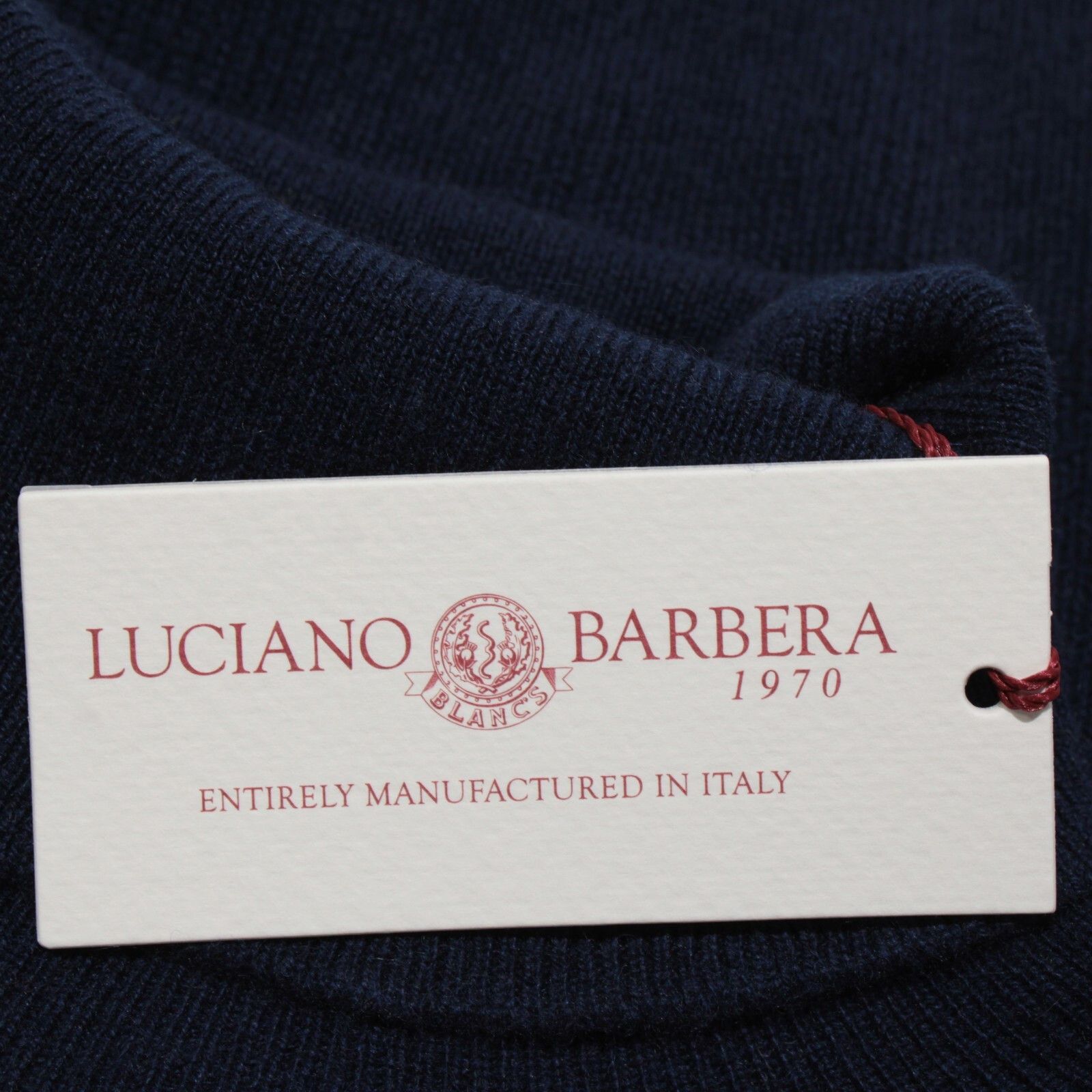 Luciano Barbera Luciano Barbera Sweater Size US M in Blue Size US M / EU 48-50 / 2 - 2 Thumbnail