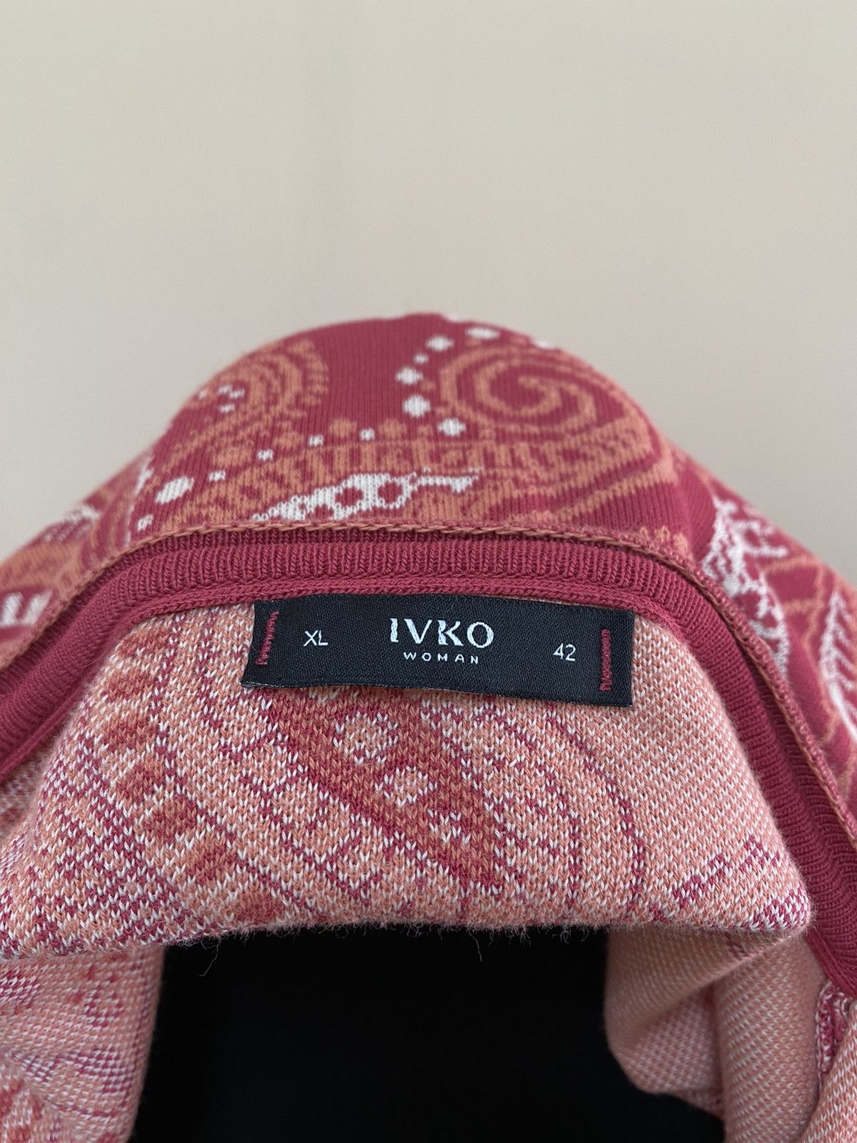 Other IVKO Women’s Floral Multicolor Zip Up Cardigan Size XL Size XL / US 12-14 / IT 48-50 - 7 Thumbnail