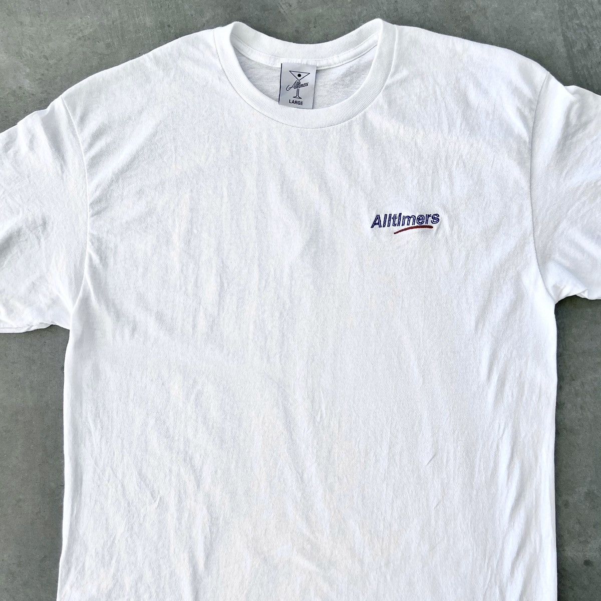 Alltimers White - ESTATE EMBROIDERED TEE Size US L / EU 52-54 / 3 - 2 Thumbnail