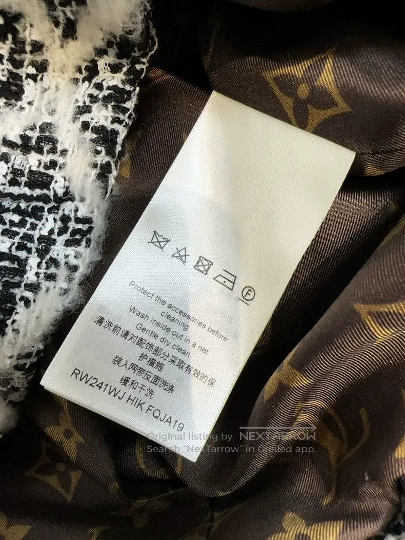 Louis Vuitton Louis Vuitton Black, white and grey 24 diamond-shaped full Size XS / US 0-2 / IT 36-38 - 7 Thumbnail