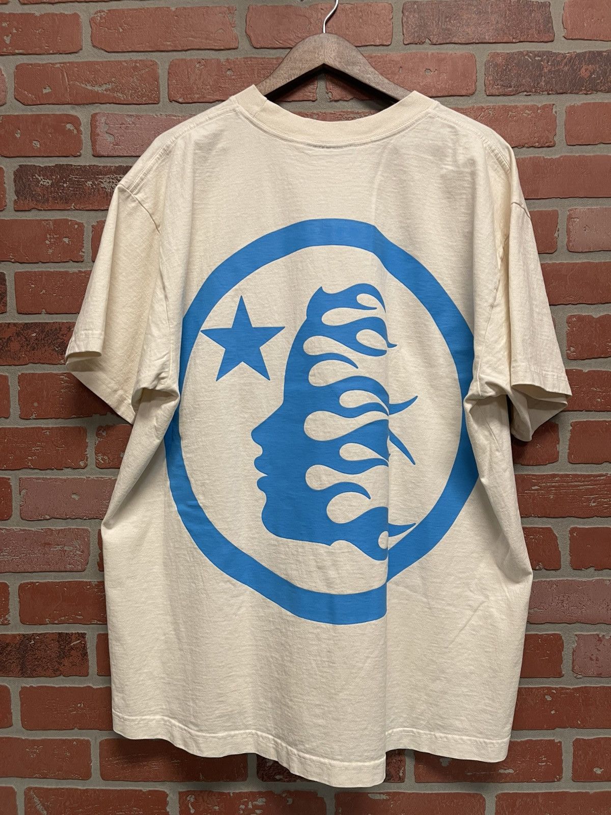 HELLSTAR Size XL - Hellstar Classic Tee Shirt White/Blue Print Size US XL / EU 56 / 4 - 5 Thumbnail