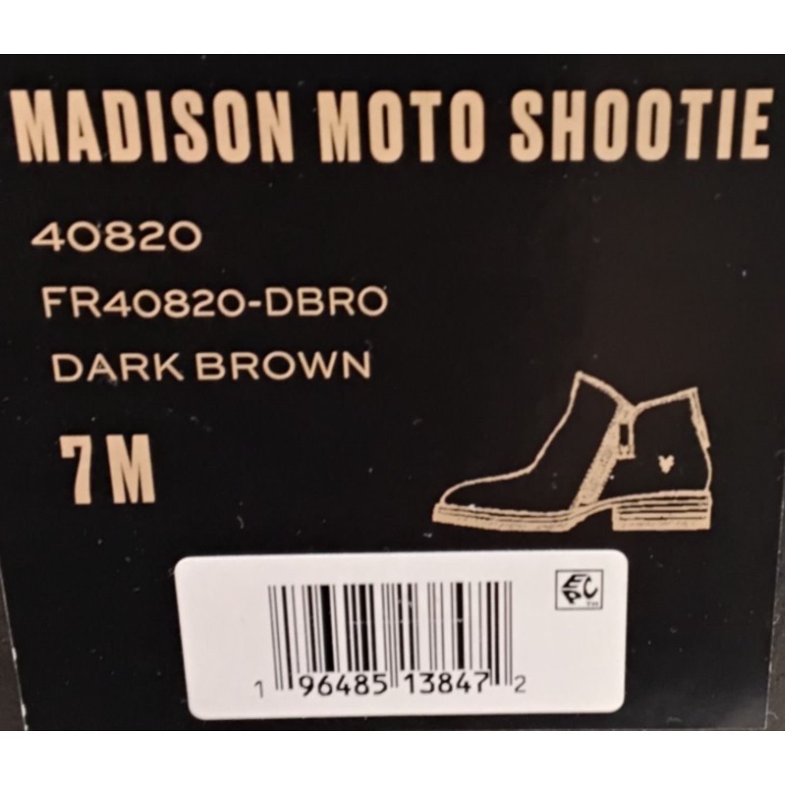Frye Frye Madison Moto Shootie Women's 7M Brown Ankle Boot New Size US 7 / IT 37 - 11 Thumbnail