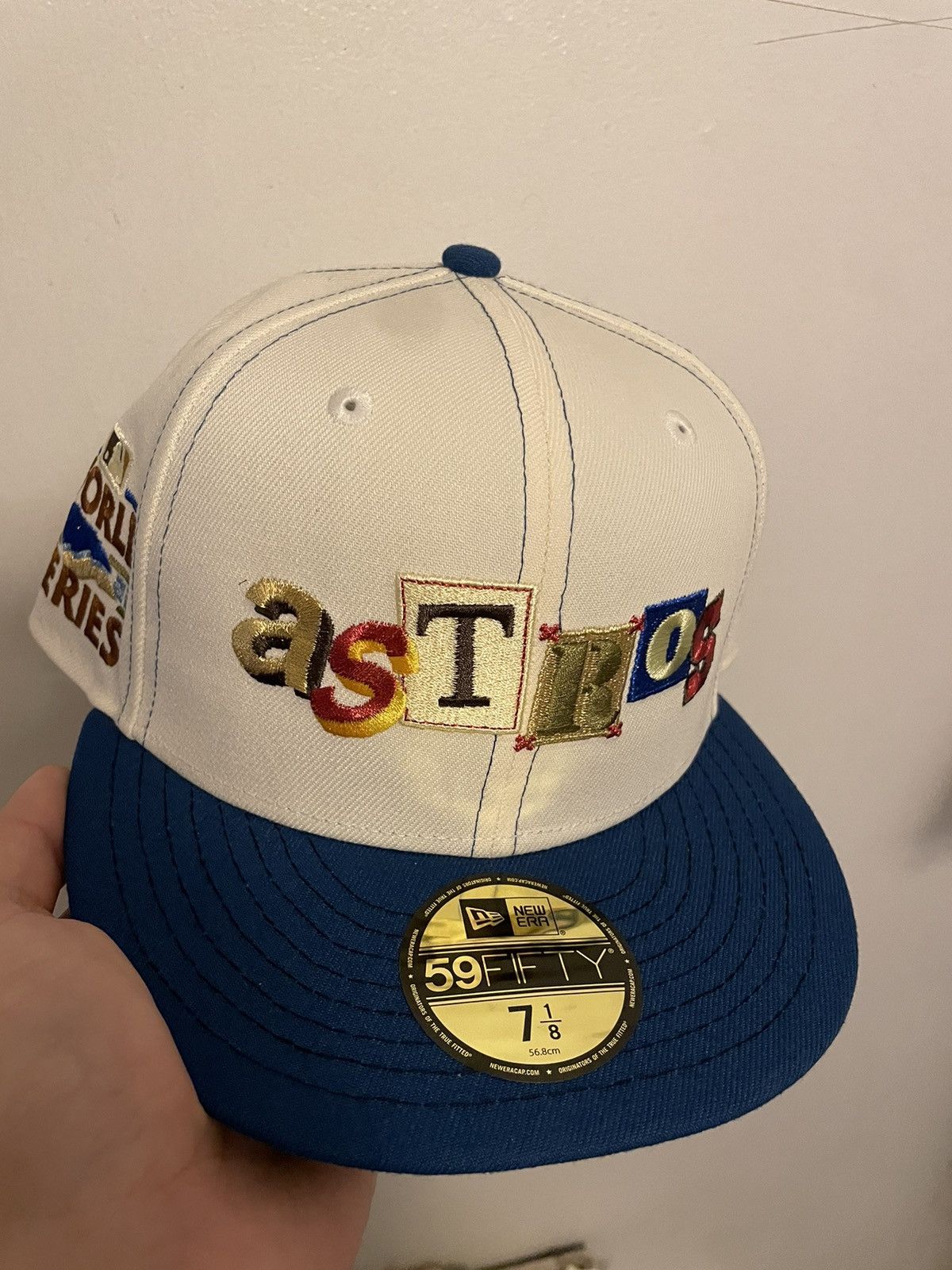 image of Myfitteds Houston Astros Travis Scott 2022 World Series Siz in White, Men's