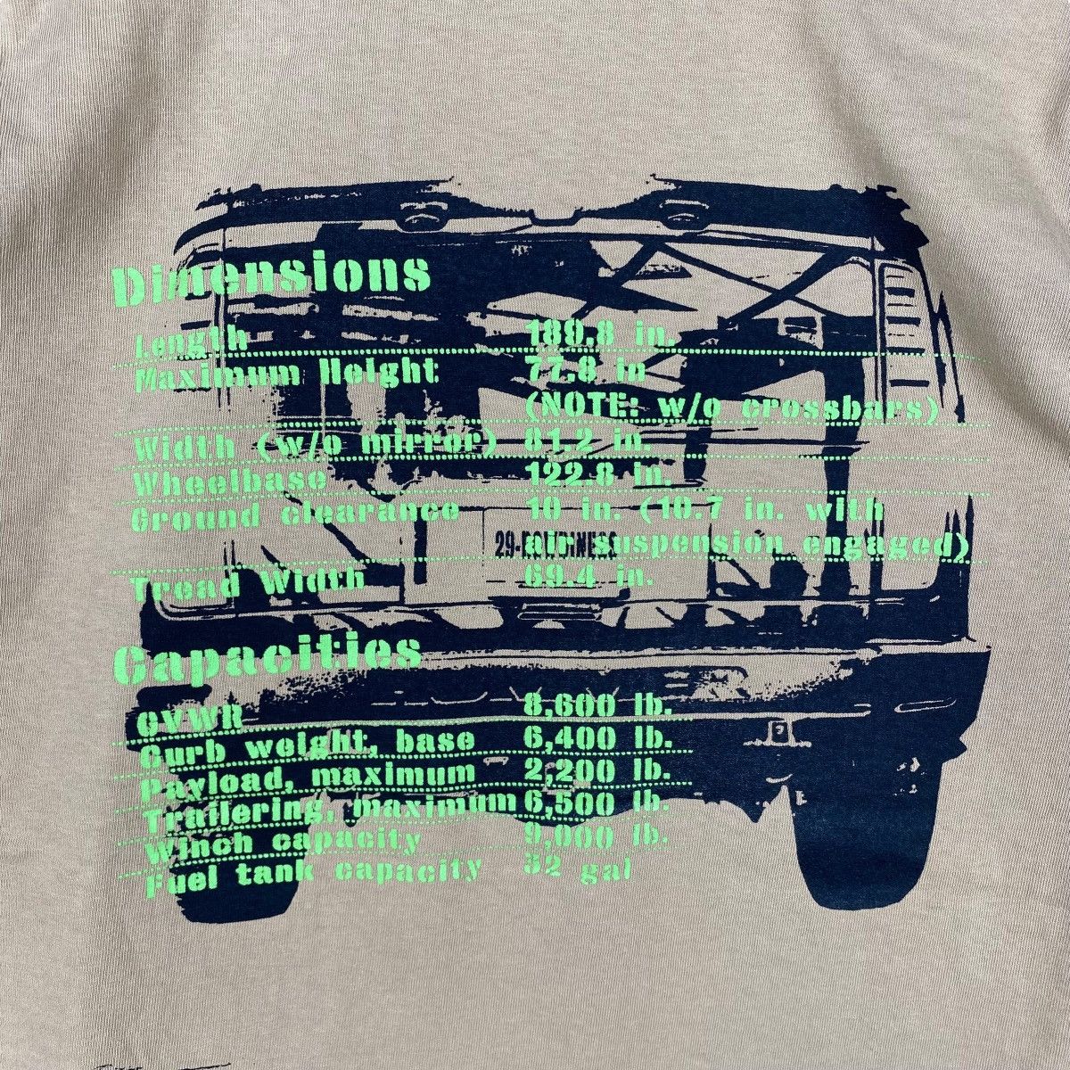 Japanese Brand Japanese Brand 291295=HOMME Jeep Graphic Tee Shirt Size US L / EU 52-54 / 3 - 7 Thumbnail