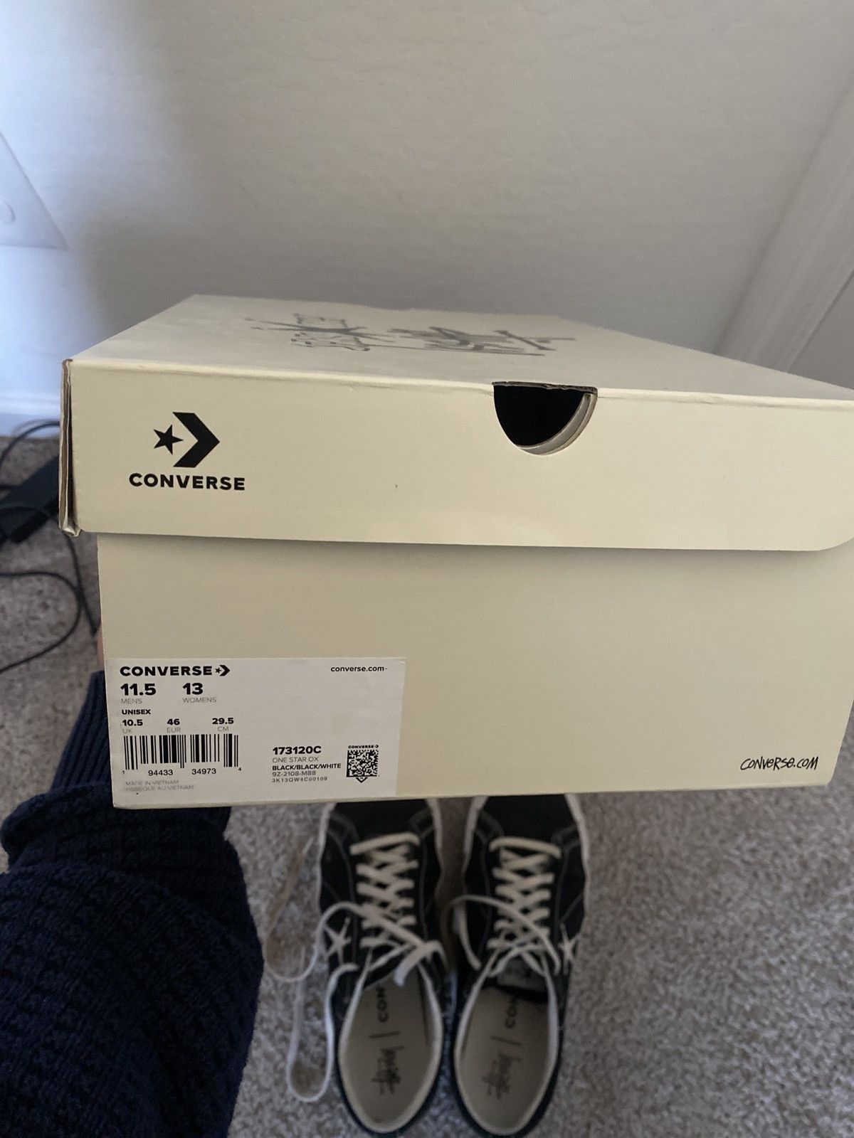 Stussy Stussy Converse One Star Size US 11.5 / EU 44-45 - 8 Thumbnail
